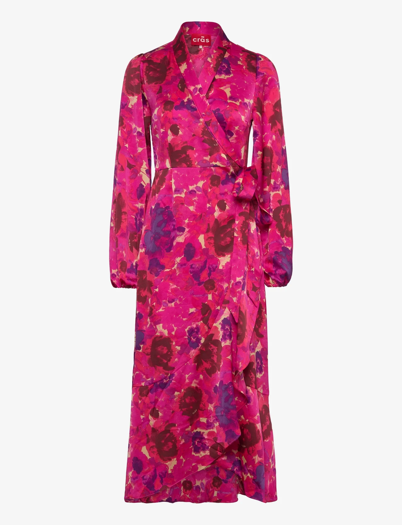 Cras - Laracras Dress - omslagskjoler - pink garden - 0