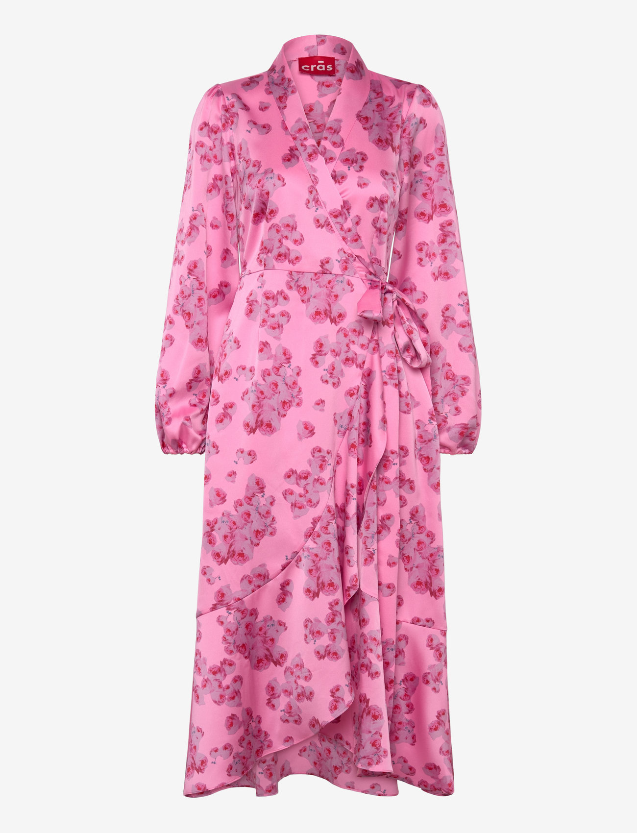 crās - Laracras Dress - slå-om-kjoler - pink roses - 1