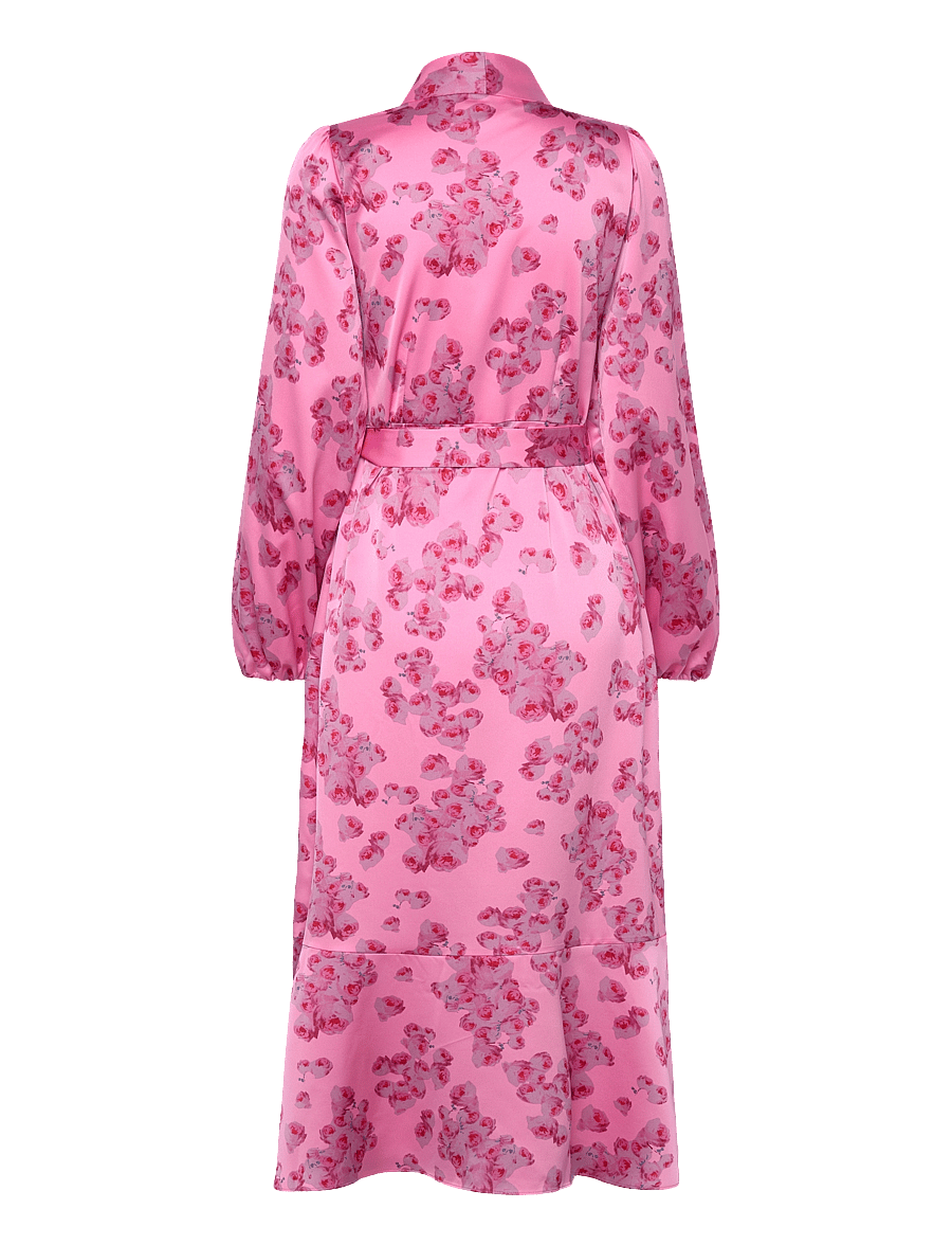 crās - Laracras Dress - kietaisumekot - pink roses - 2