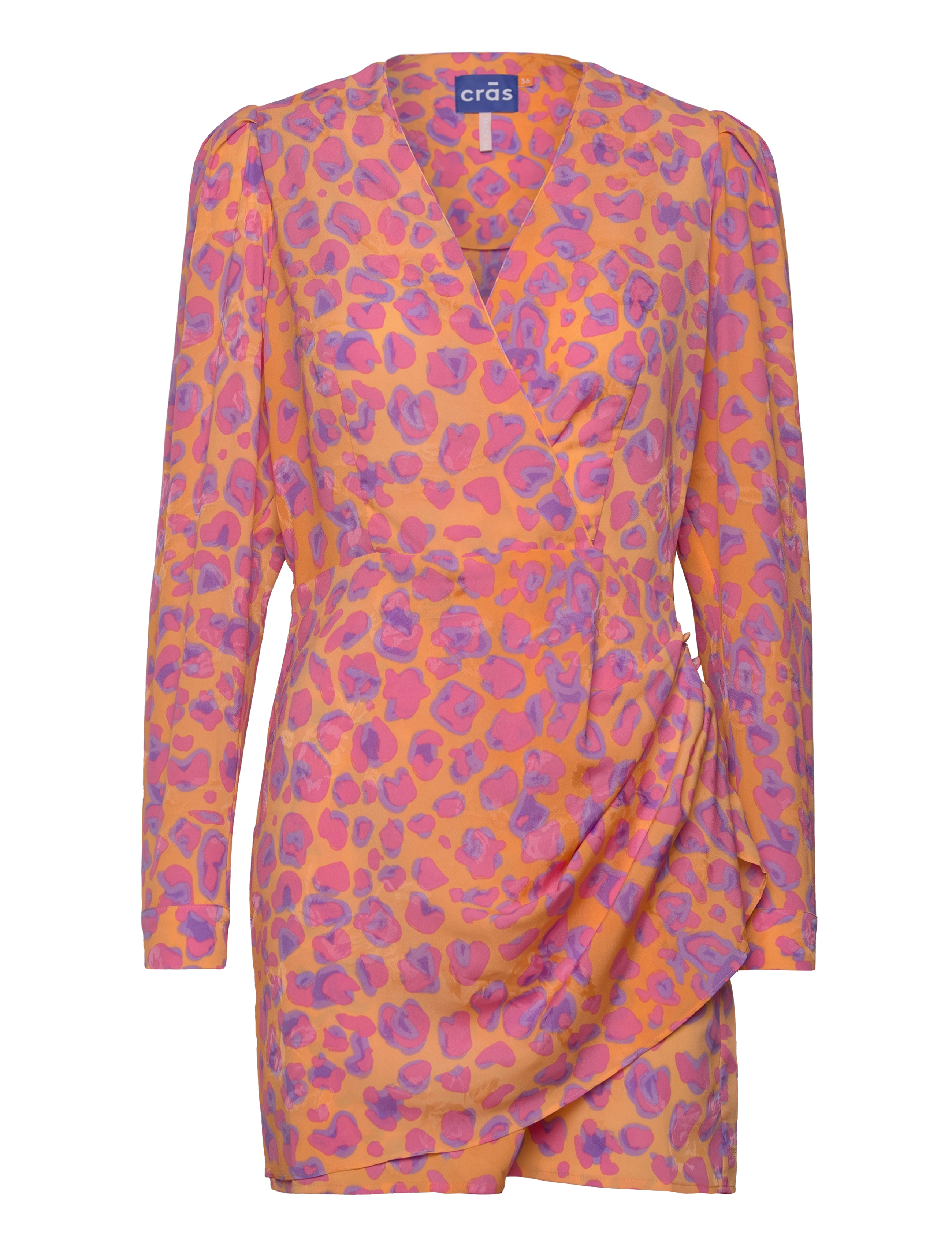crās Yvonnecras Dress - Kleider - LEO ORANGE / orange