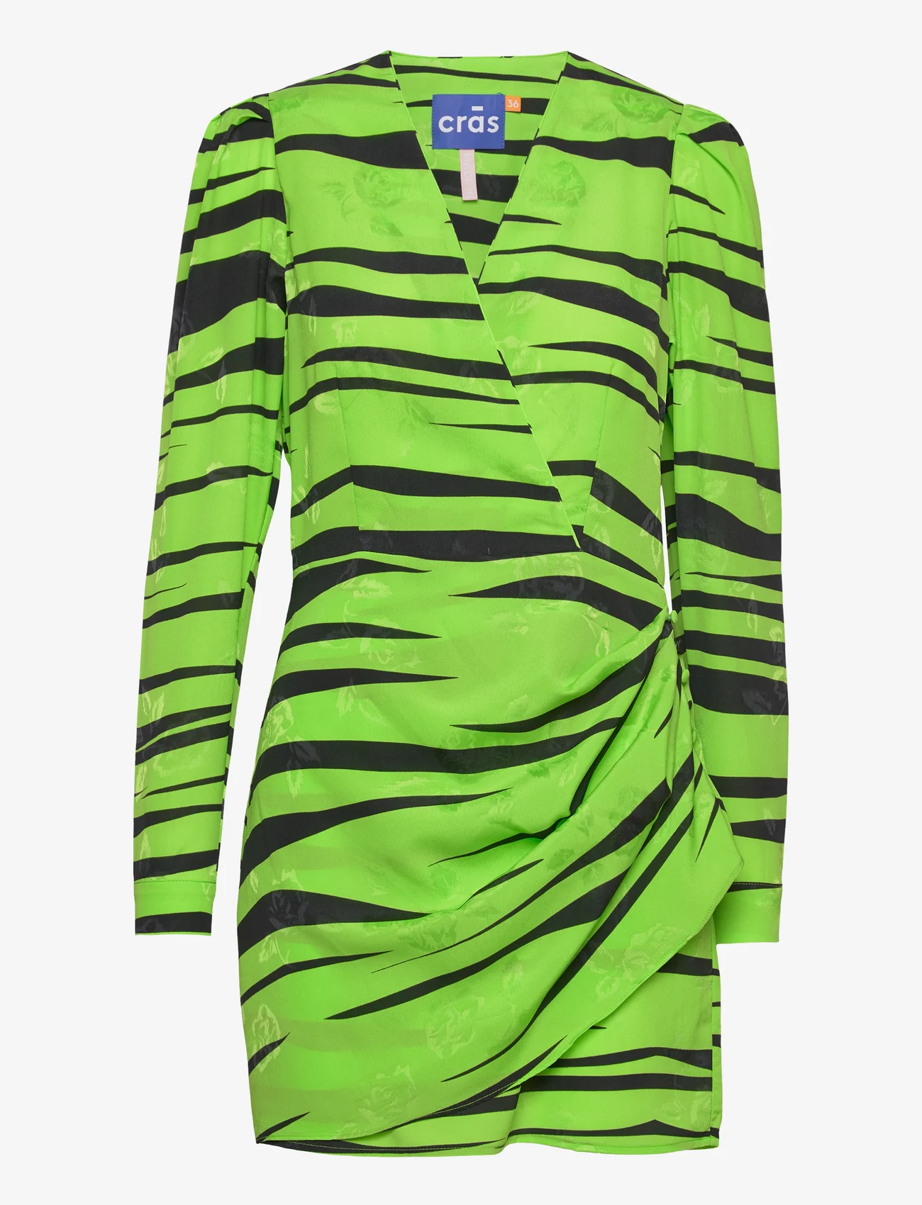 Cras - Yvonnecras Dress - party dresses - tiger green - 0
