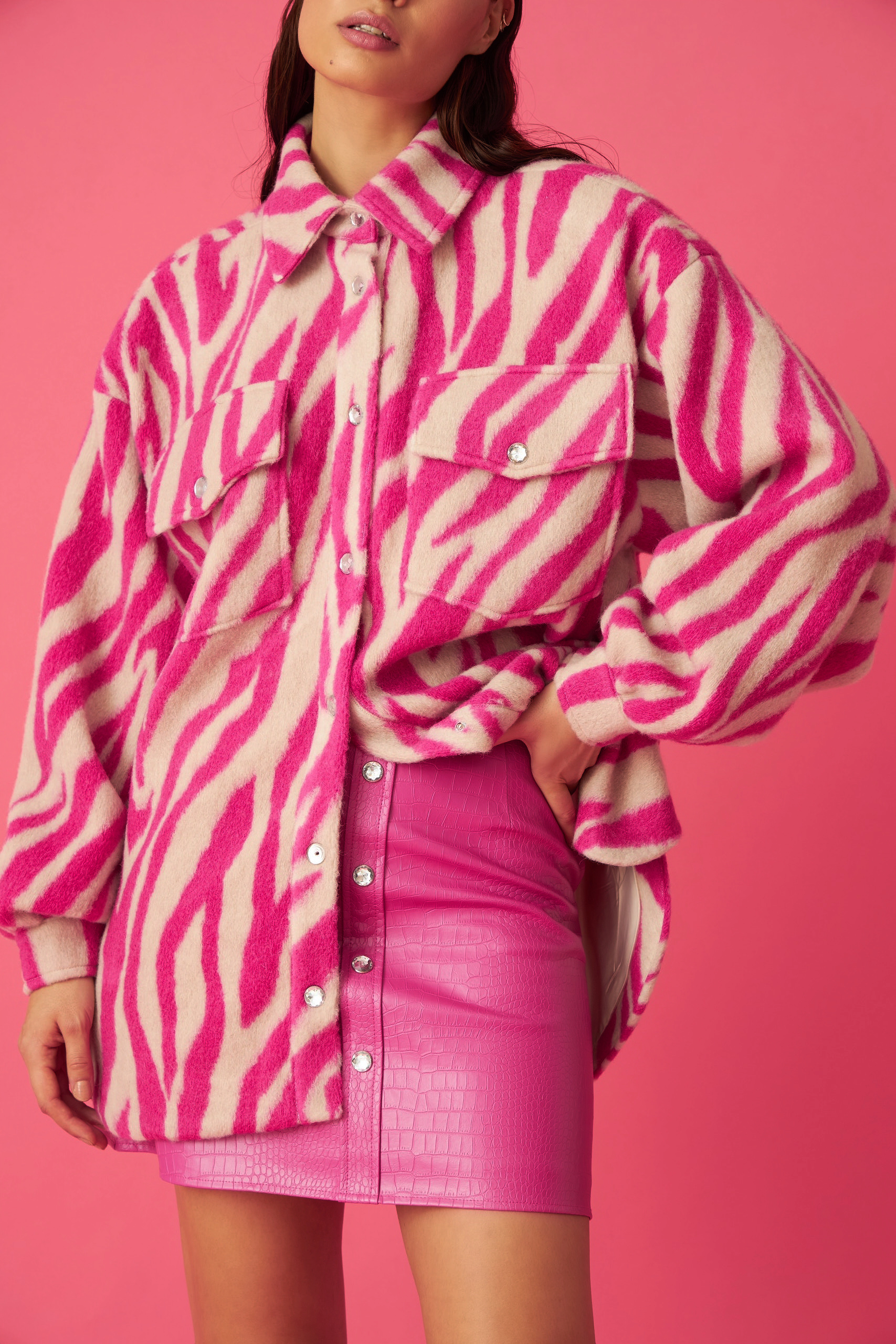 Cras - Portercras Jacket - zebra pink - 2