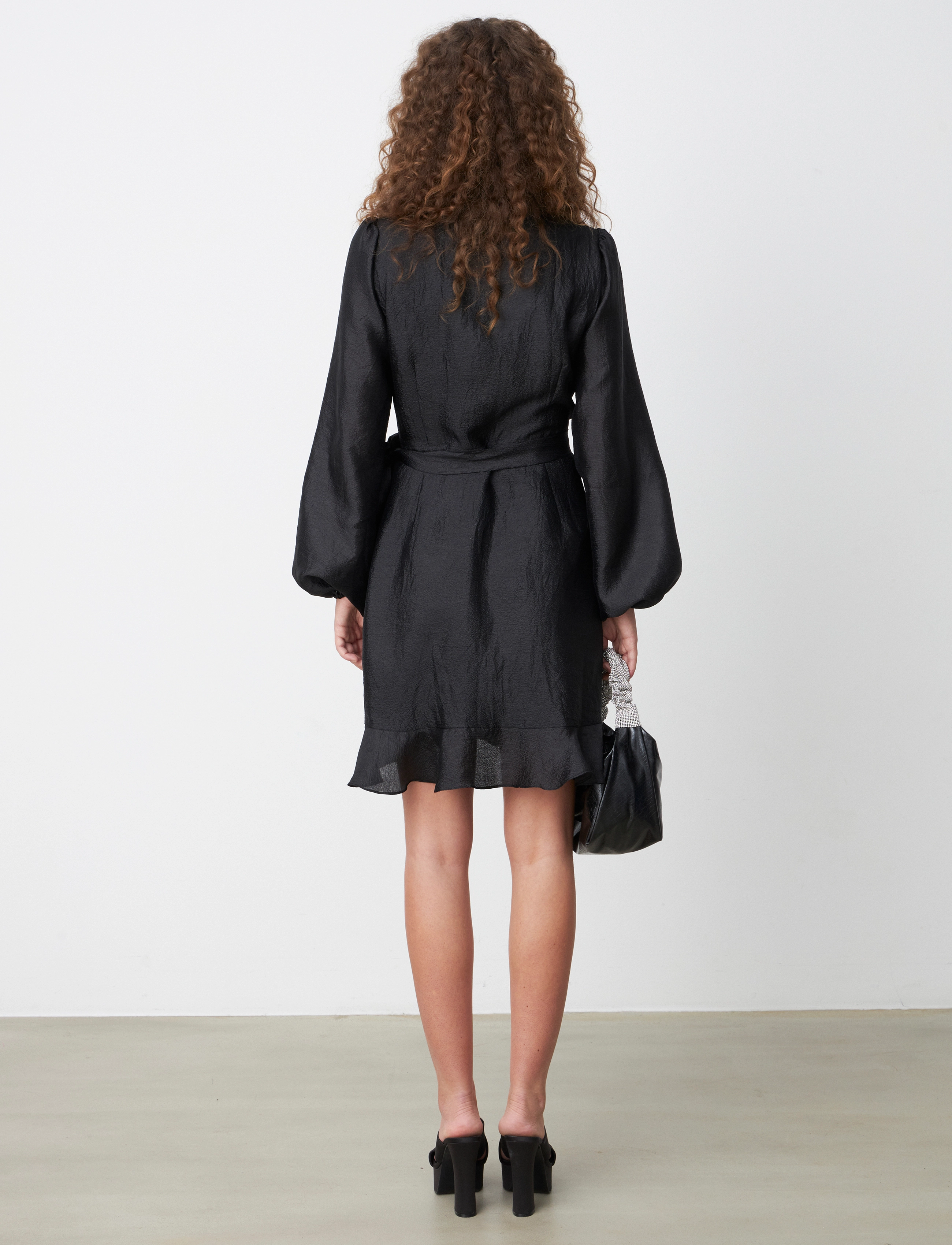 crās - Lindacras Dress - slå-om-kjoler - black - 3
