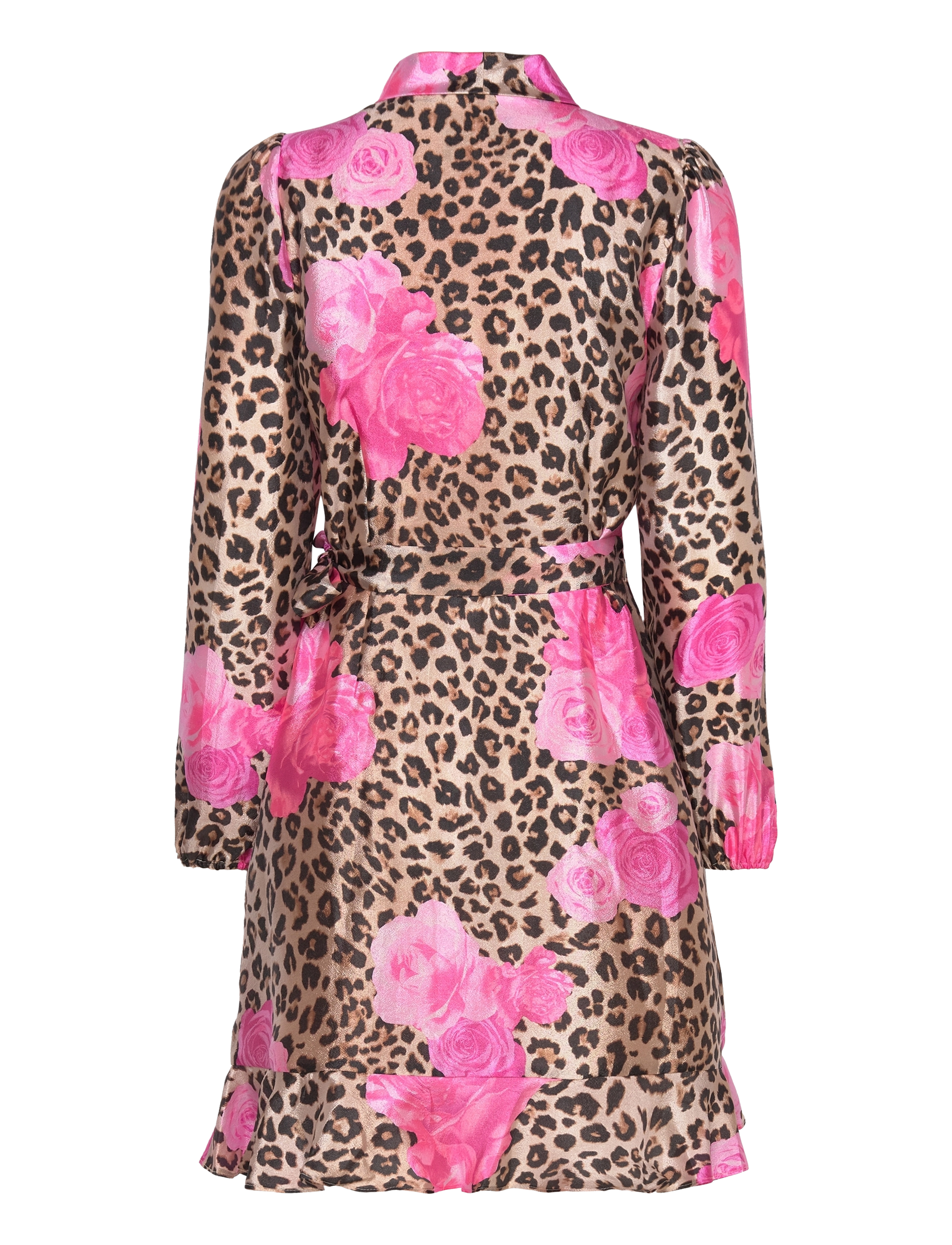 crās - Lindacras Dress - slå-om-kjoler - rose leo - 2