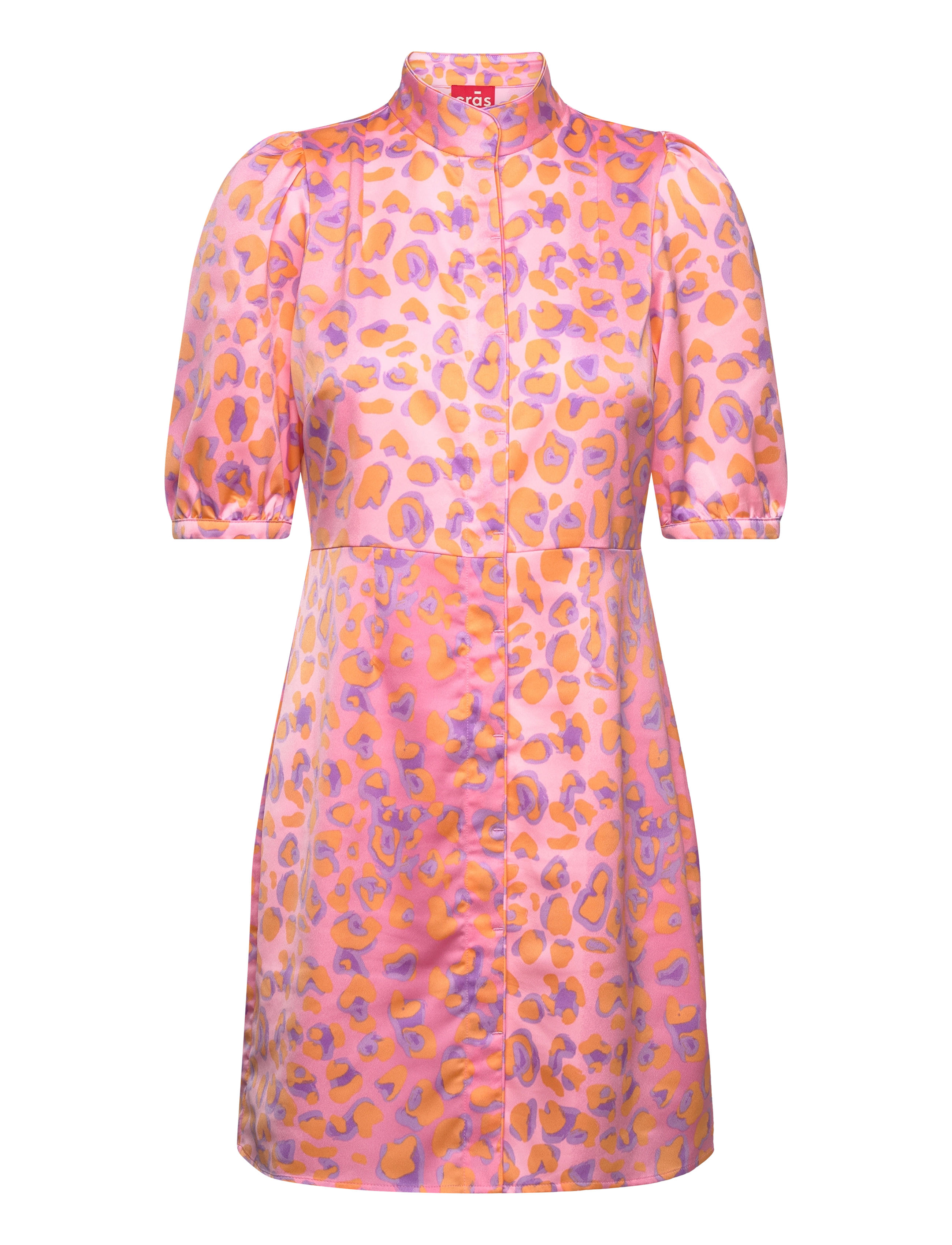 crās Linneacras Dress - Kleidid - PASTEL LEO / pink/rose