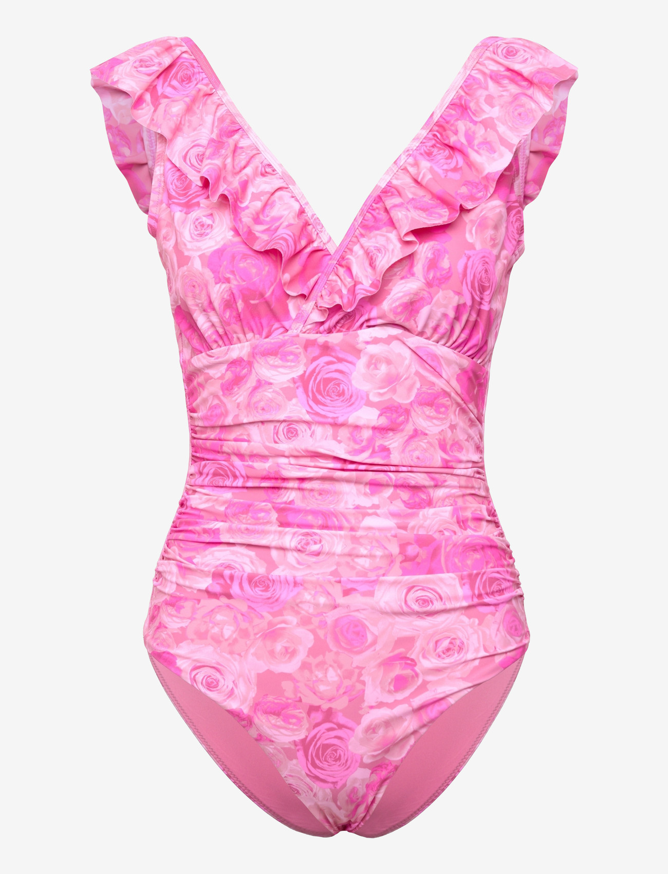 crās - Agnescras Swimsuit - badedragter - pink rosegarden - 0