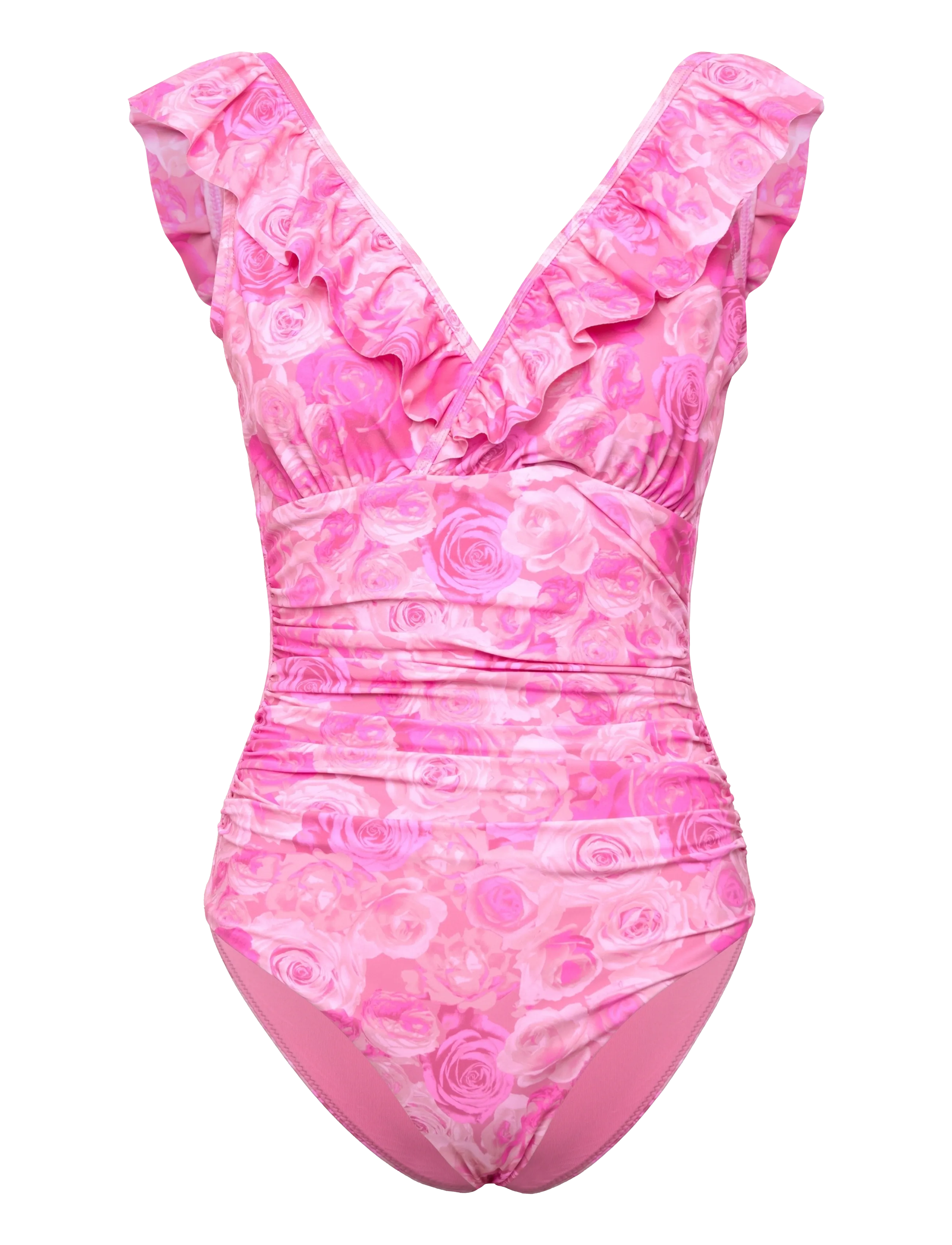 crās Agnescras Swimsuit - Swimwear - PINK ROSEGARDEN / pink/rose