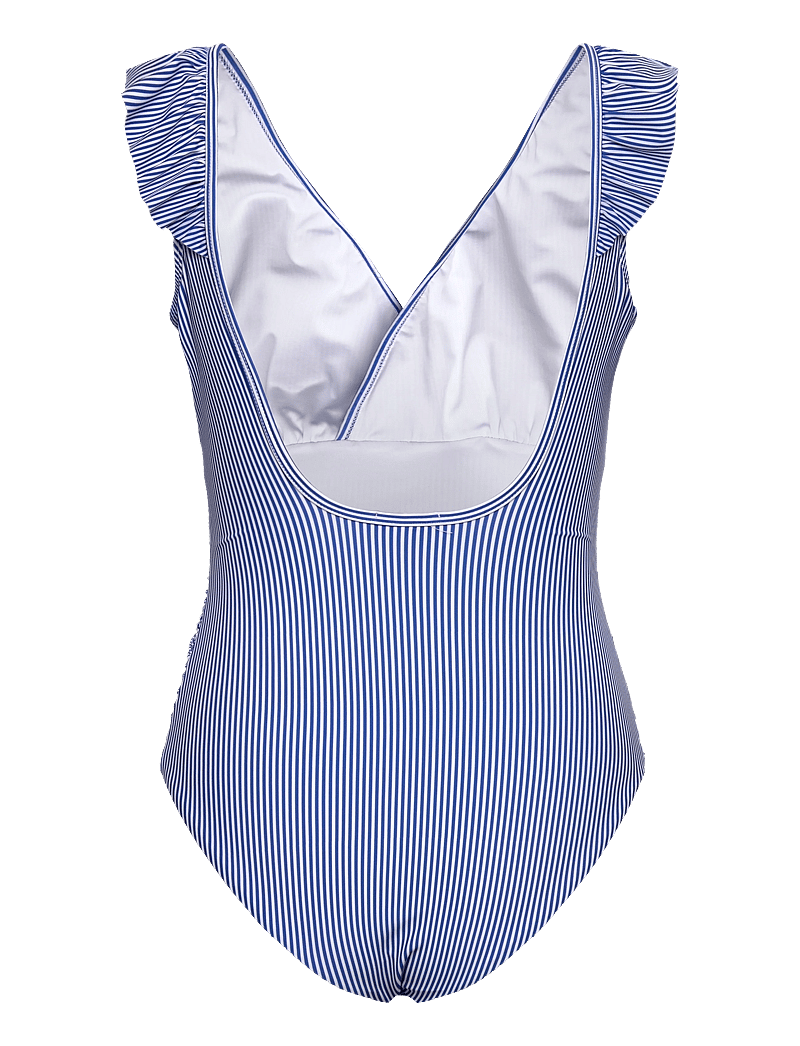 crās - Agnescras Swimsuit - baddräkter - pinstripe blue - 2