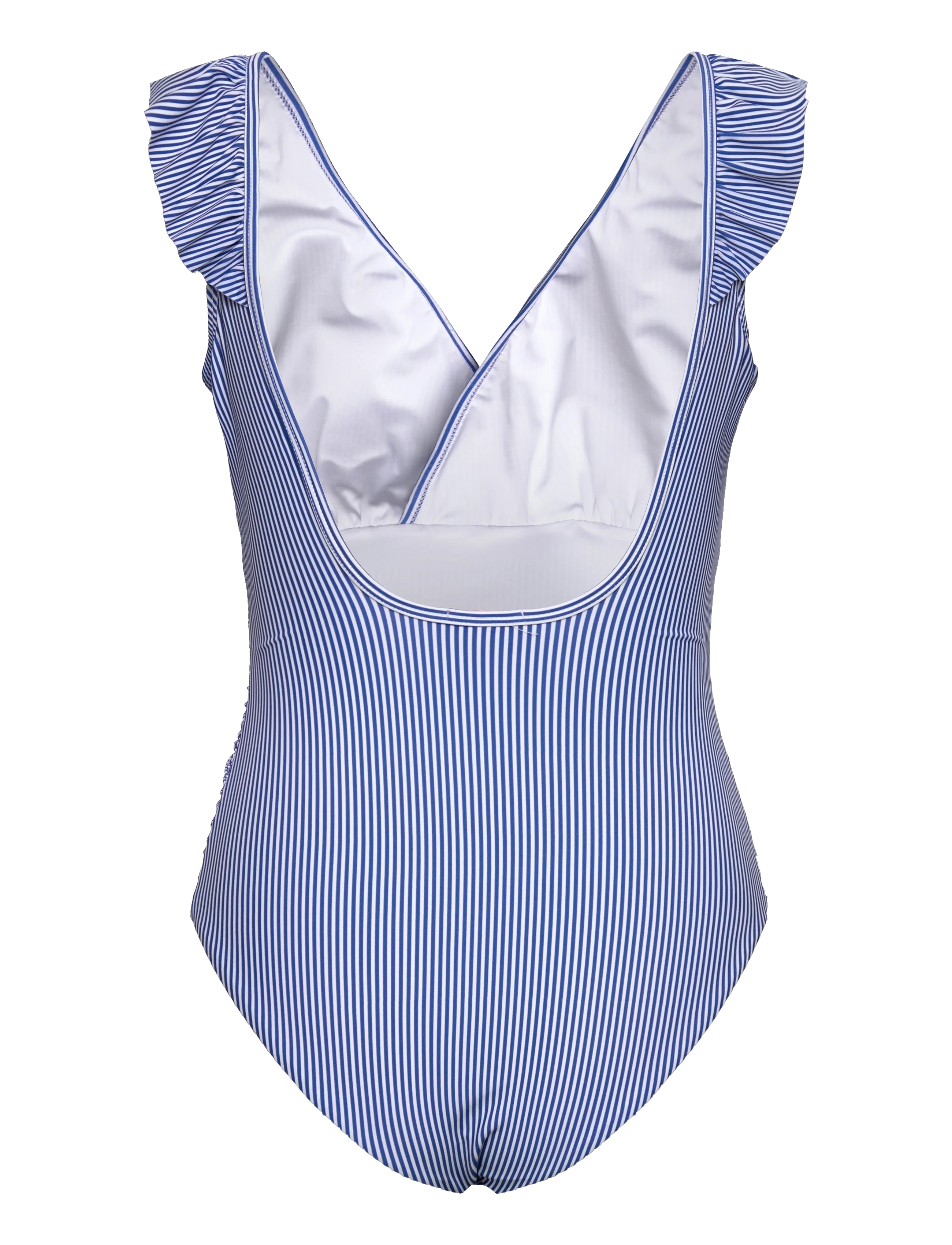 crās - Agnescras Swimsuit - baddräkter - pinstripe blue - 2