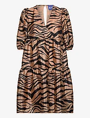 Cras - Leiacras Dress - party dresses - zebra almond - 0