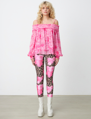 Cras - Sierracras Blouse - long-sleeved blouses - pink rosegarden - 2