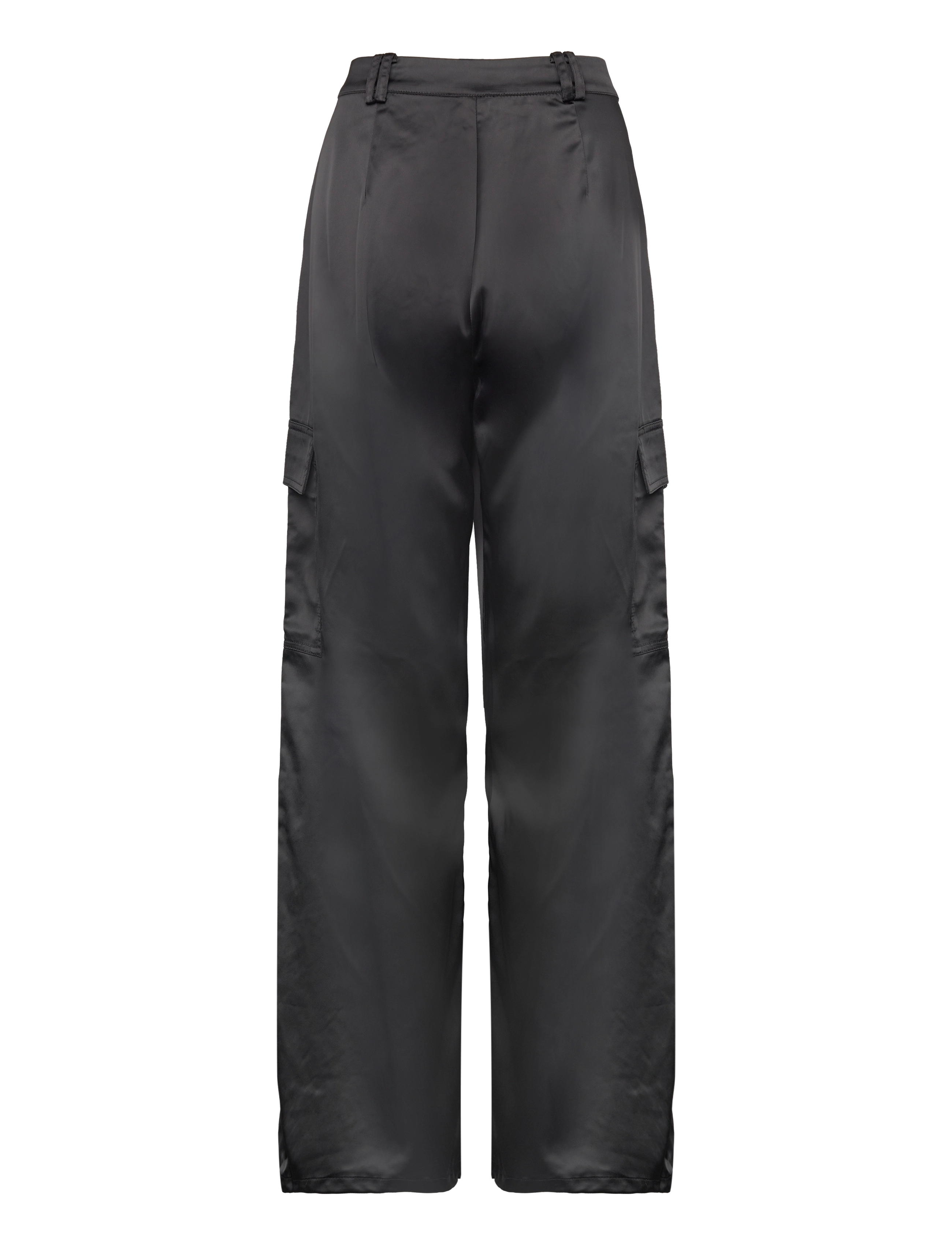 crās - Robincras Pants - bukser med brede ben - black - 1