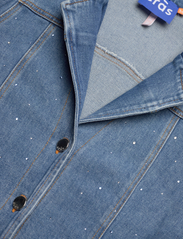 Cras - Amandacras Shirt - džinsiniai marškiniai - medium indigo - 5