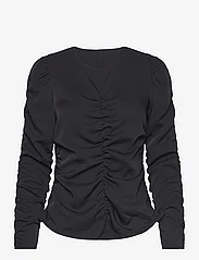 Cras - Nancycras Blouse - long-sleeved blouses - black - 0