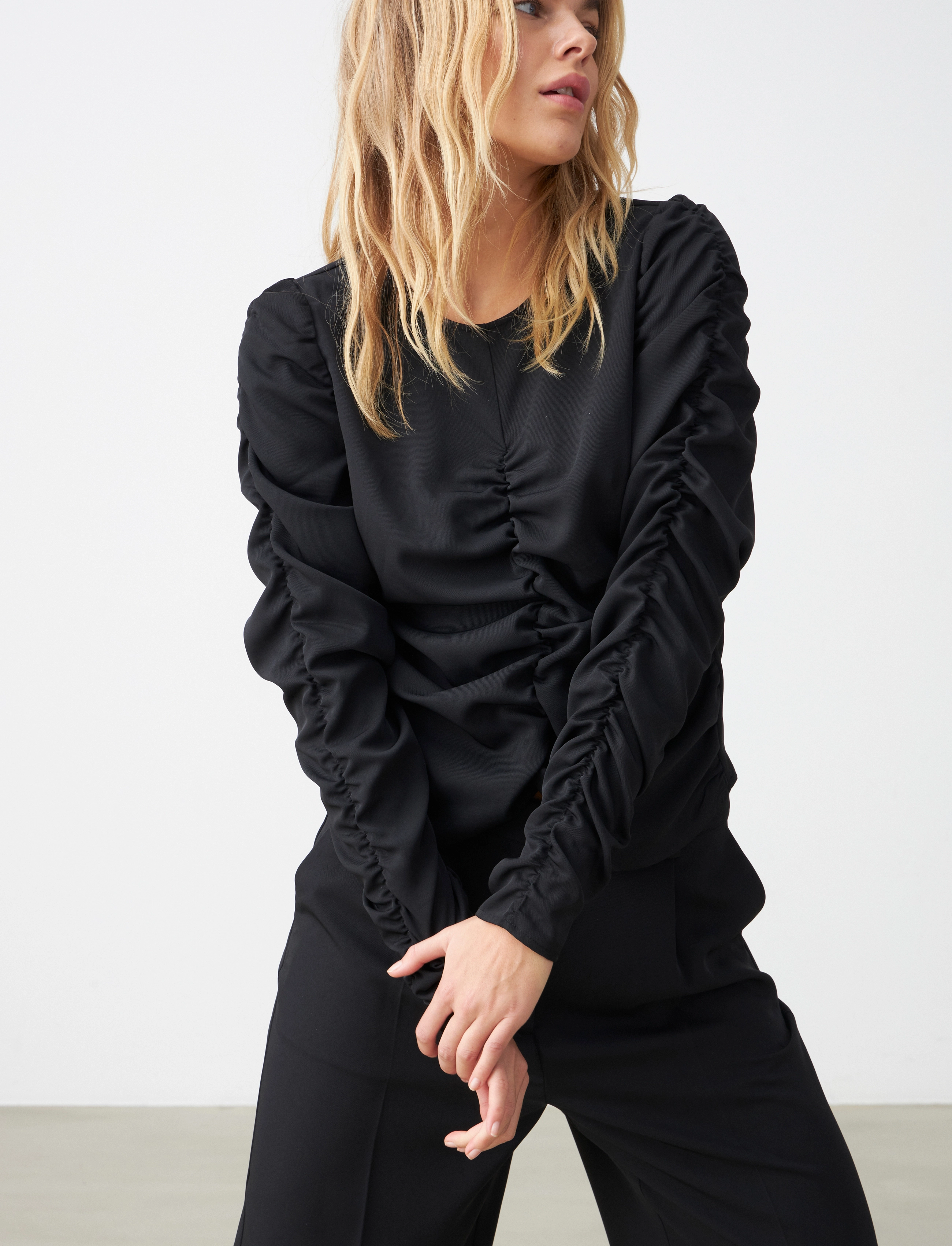 crās - Nancycras Blouse - black - 4
