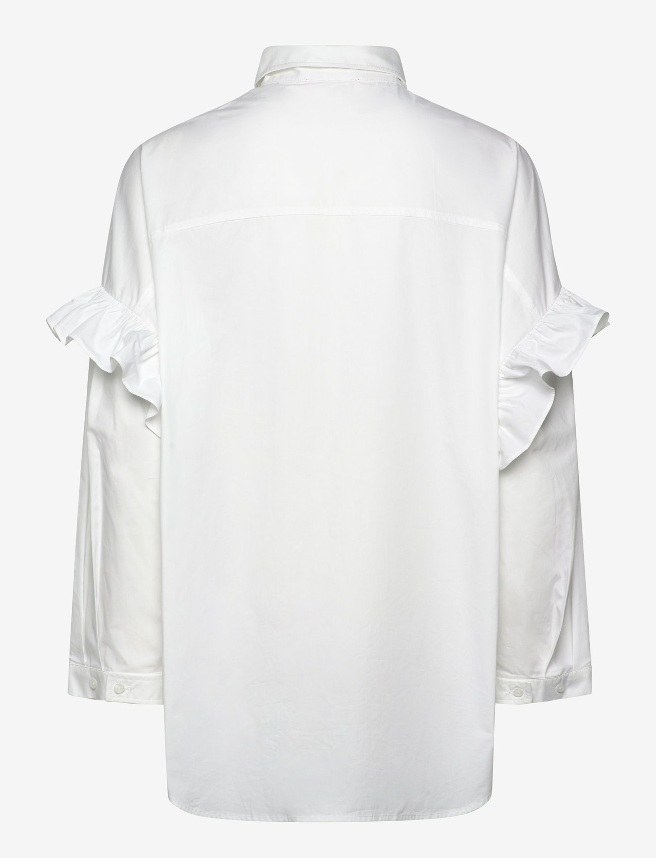 crās - Flowercras Shirt - långärmade skjortor - 1000 white - 1