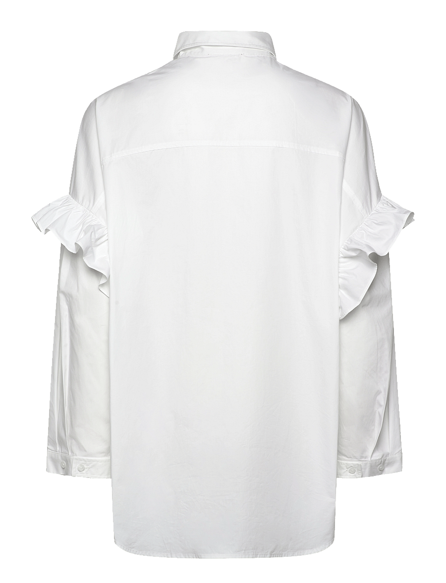 crās - Flowercras Shirt - chemises à manches longues - 1000 white - 1