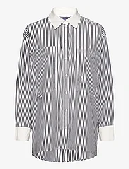 Cras - Businesscras Shirt - langermede skjorter - black stripe - 2