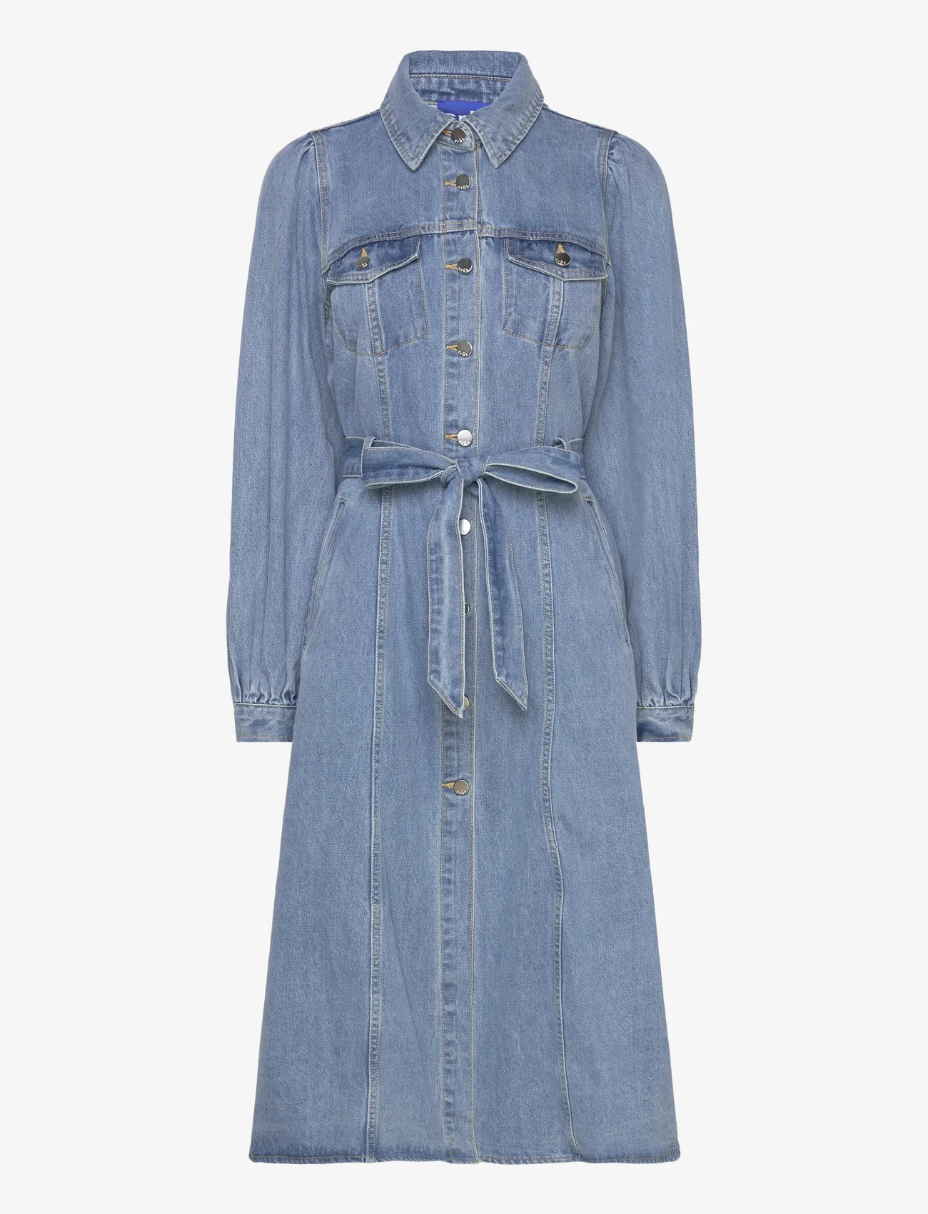 Cras - Celinecras Dress Denim - shirt dresses - light blue - 1