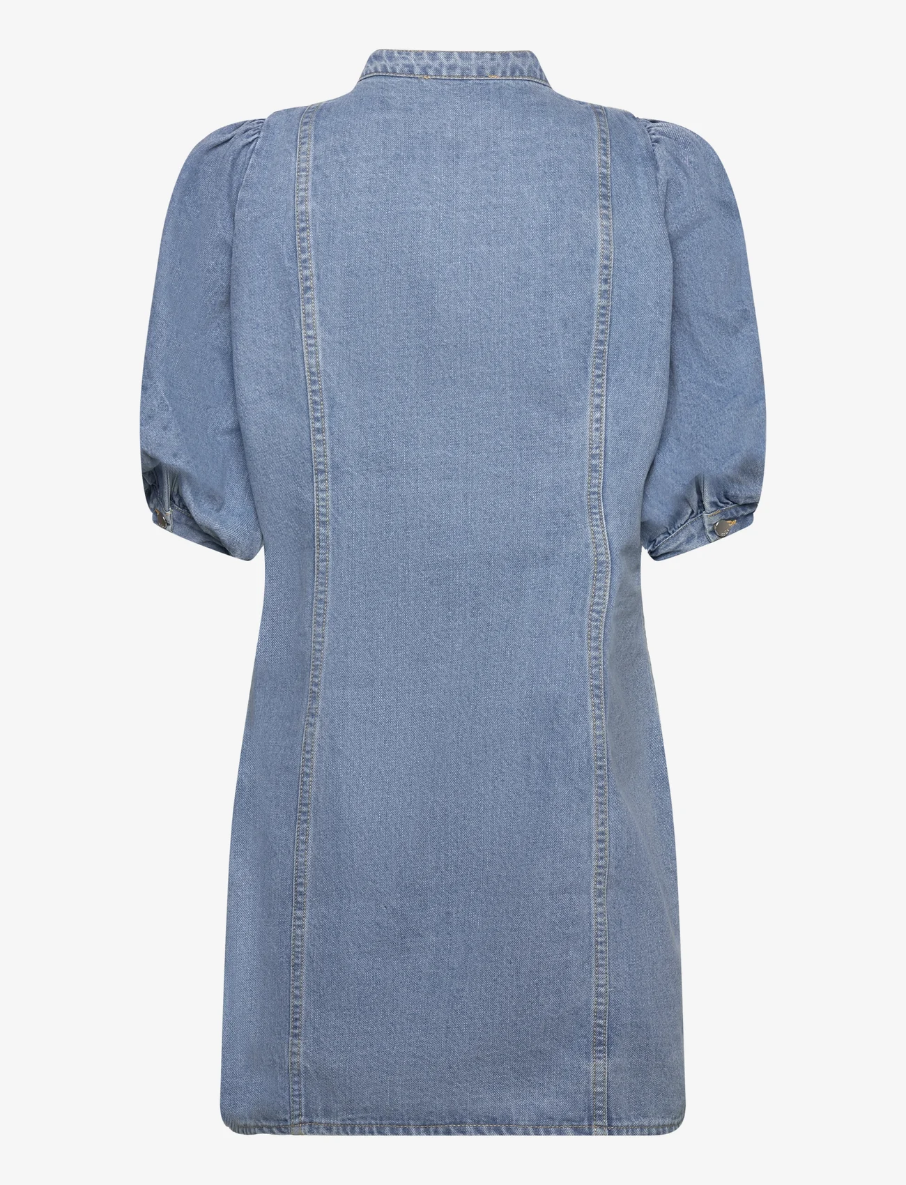 Cras - Anniecras Dress Denim - denimkjoler - light blue - 1