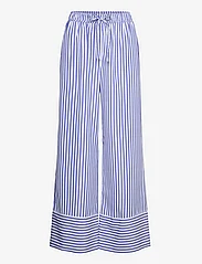 Cras - Daycras Pants - bukser med brede ben - dark blue stripe - 0
