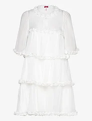 Cras - Flowcras Dress - festkläder till outletpriser - white - 0