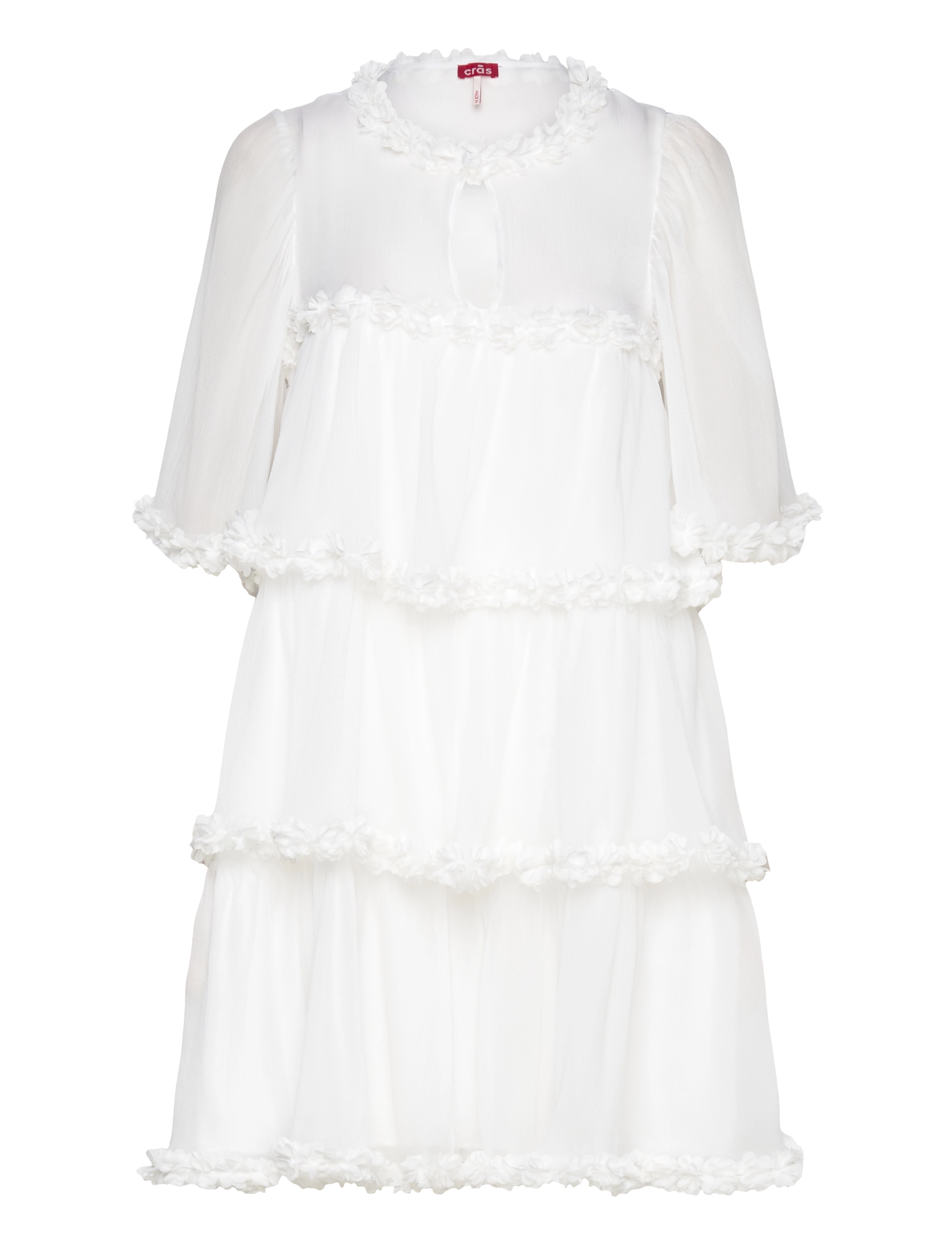 Flowcras Dress - WHITE