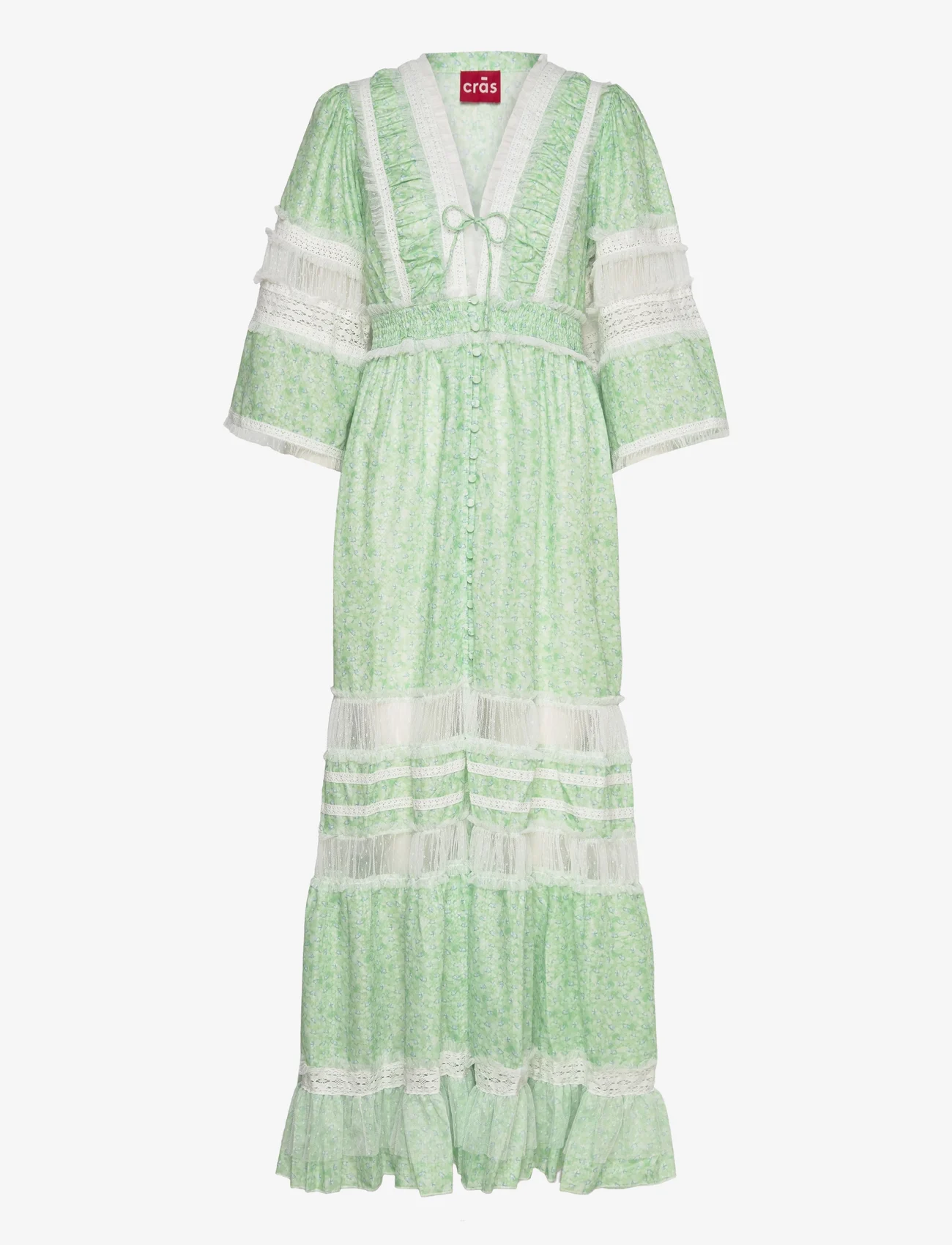 Cras - Mablecras Dress - sommarklänningar - seer green - 0