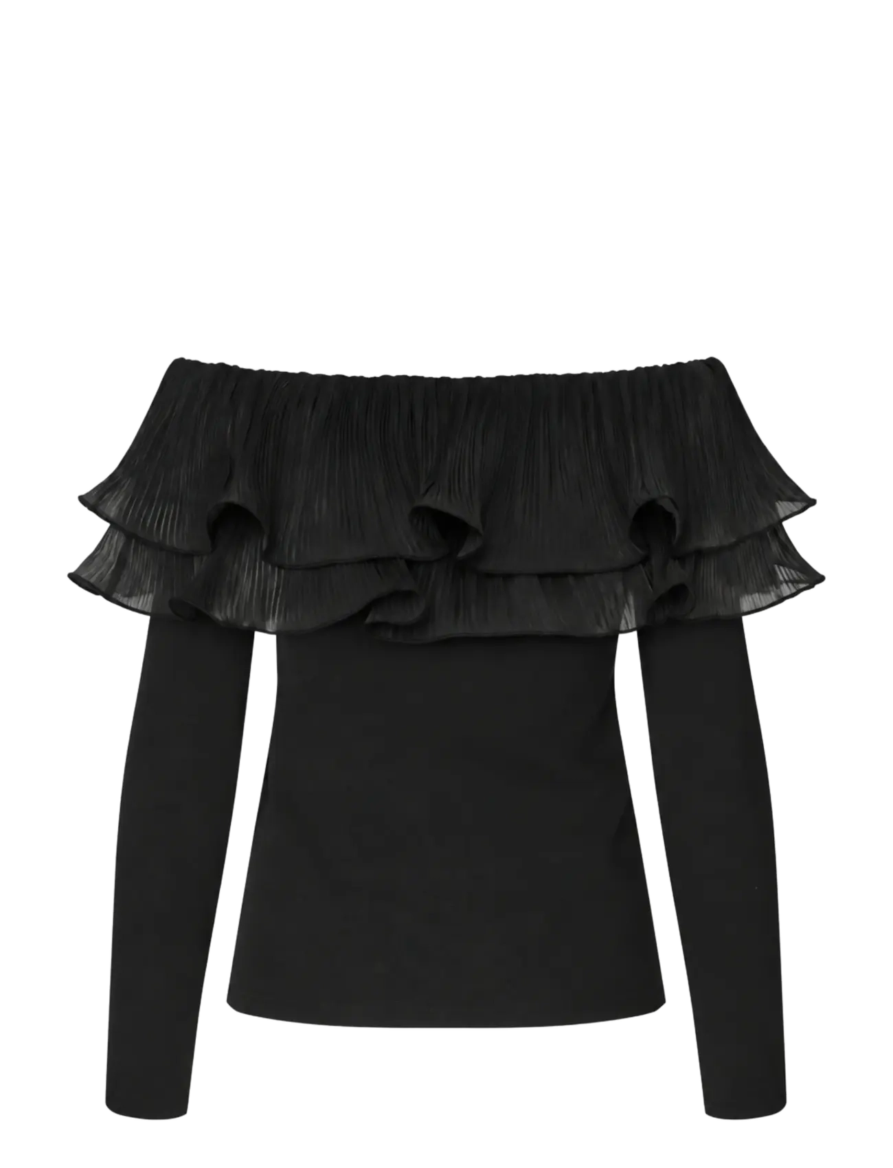 crās Flouncecras Blouse - Blouses & Shirts - BLACK / black