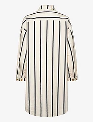 Cras - Flaxcras Shirt - blousejurken - black stripe - 1