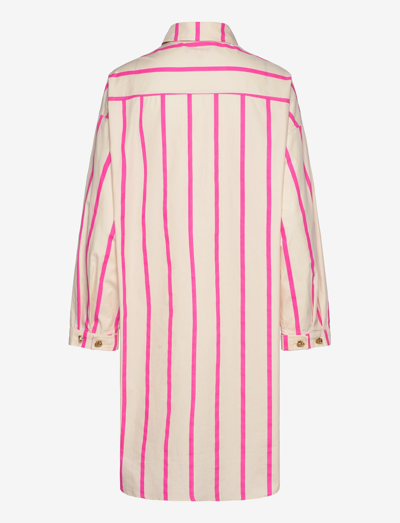 crās - Flaxcras Shirt - pink stripe - 1