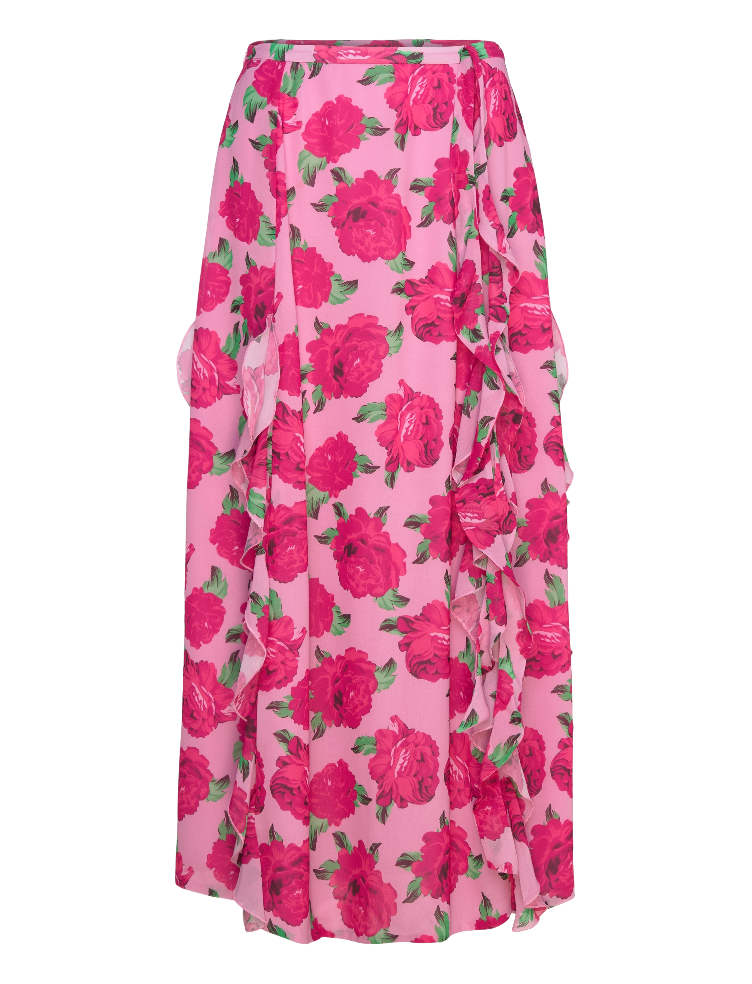 crās - Georgiacras Skirt - midi skirts - pink rosette - 1