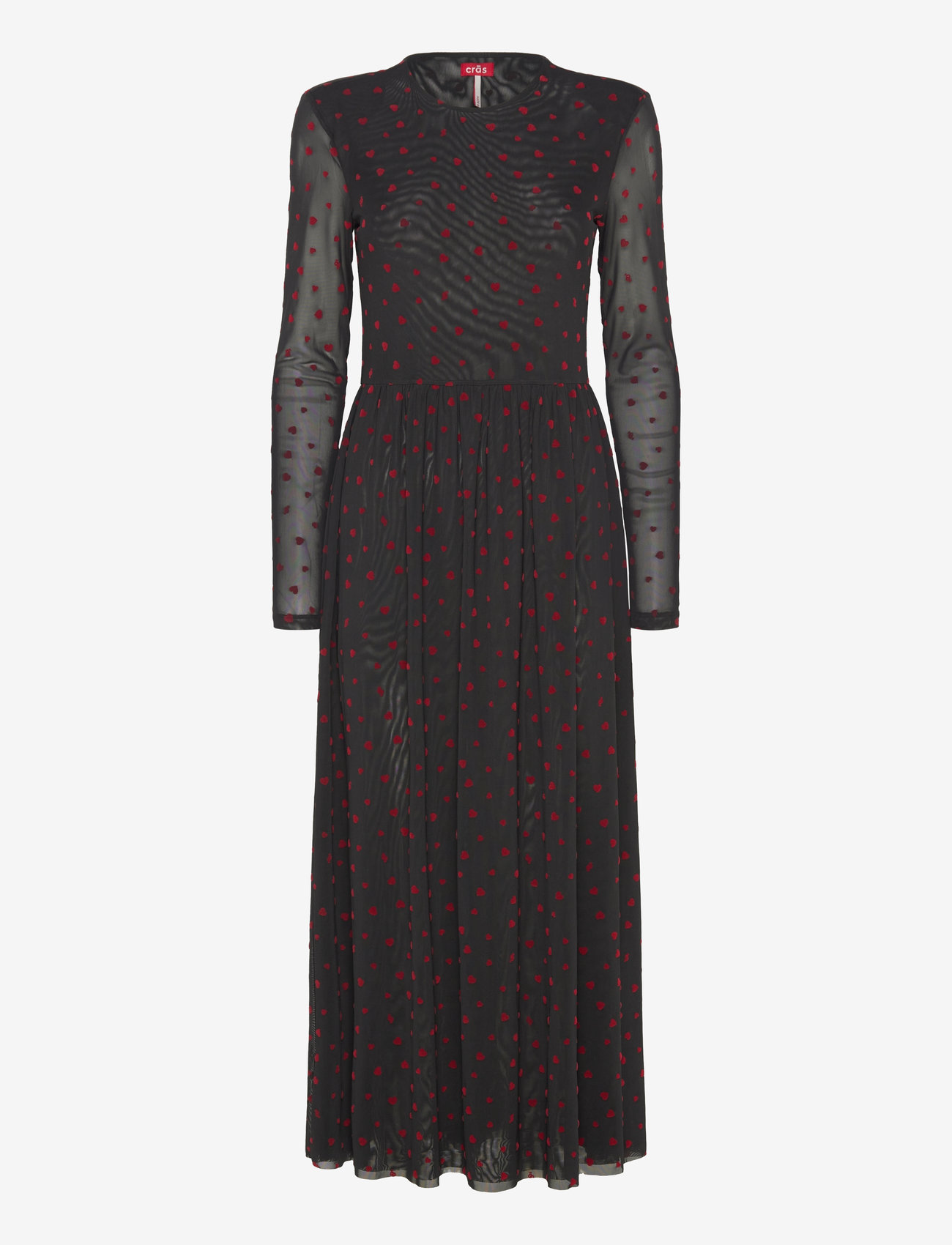 crās - Jennacras Dress - Õhtukleidid - 4020 red flock heart - 0
