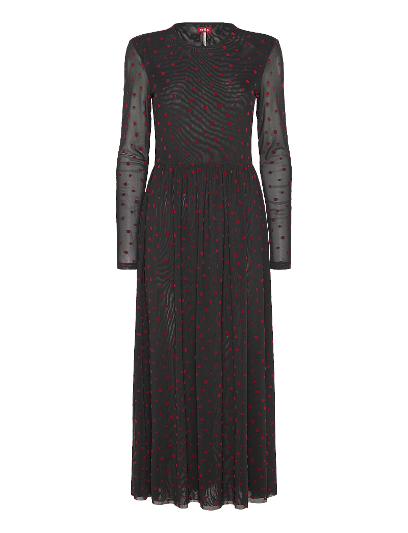 crās - Jennacras Dress - abendkleider - 4020 red flock heart - 0