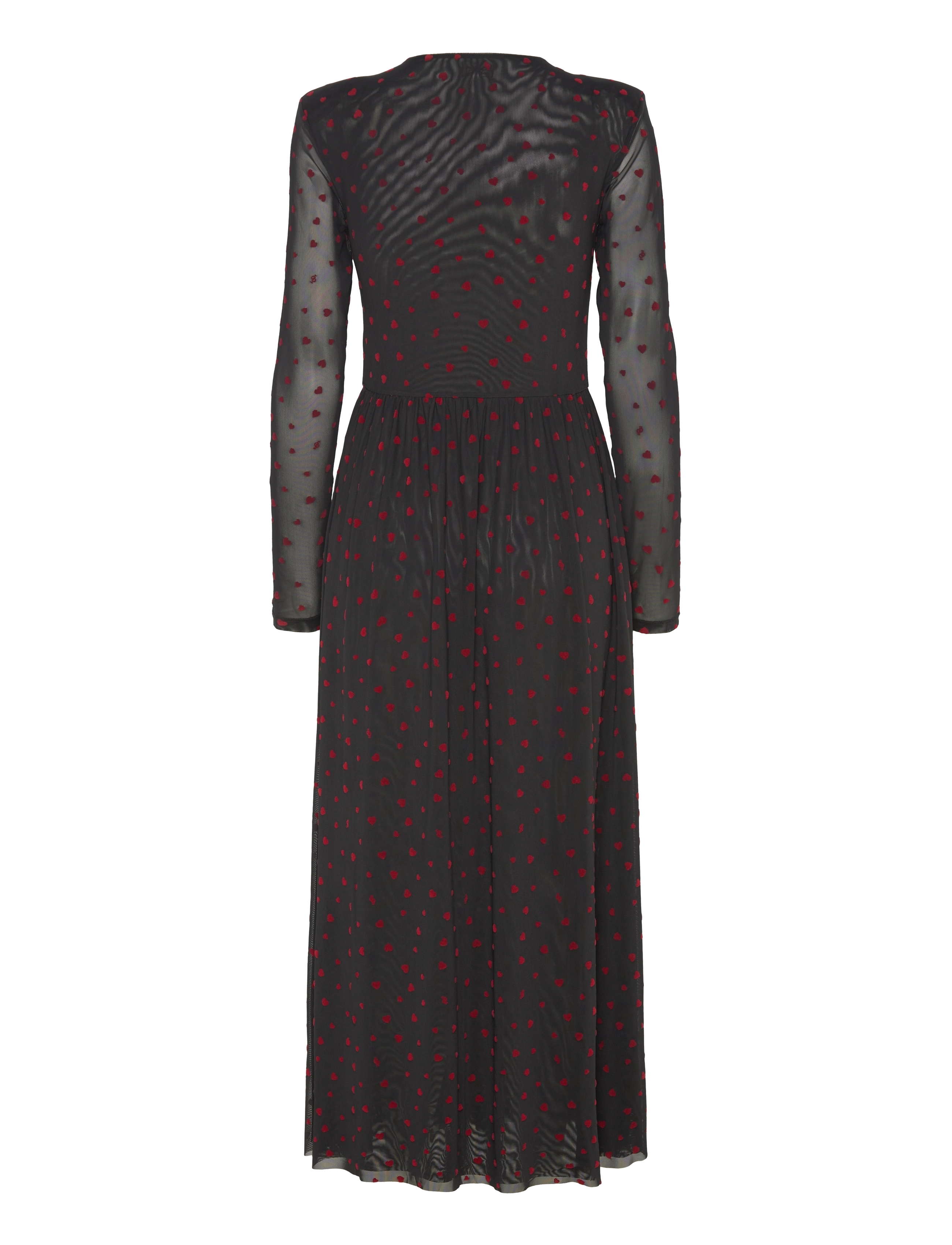 crās - Jennacras Dress - maxi dresses - 4020 red flock heart - 1