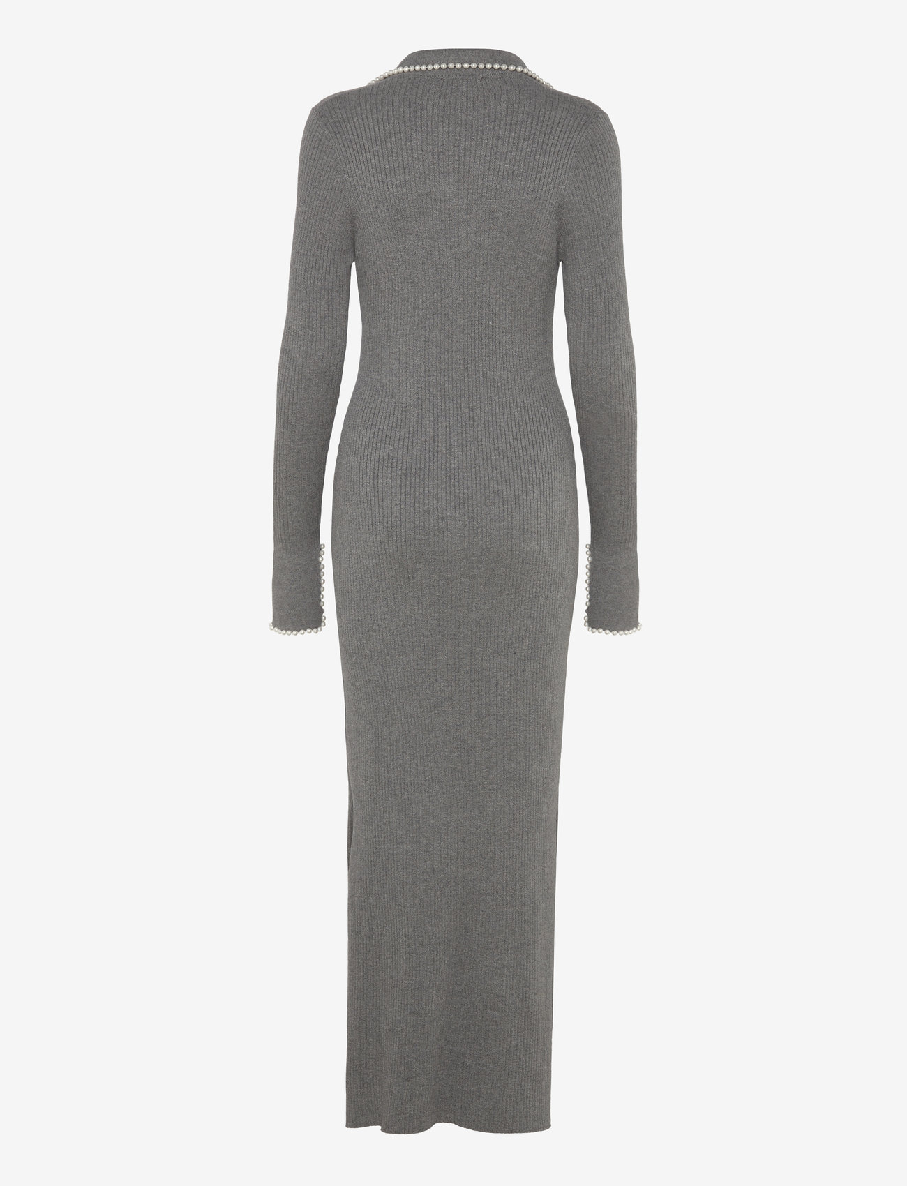 crās - Alyssacras Dress - sukienki dzianinowe - 9003 grey melange - 1