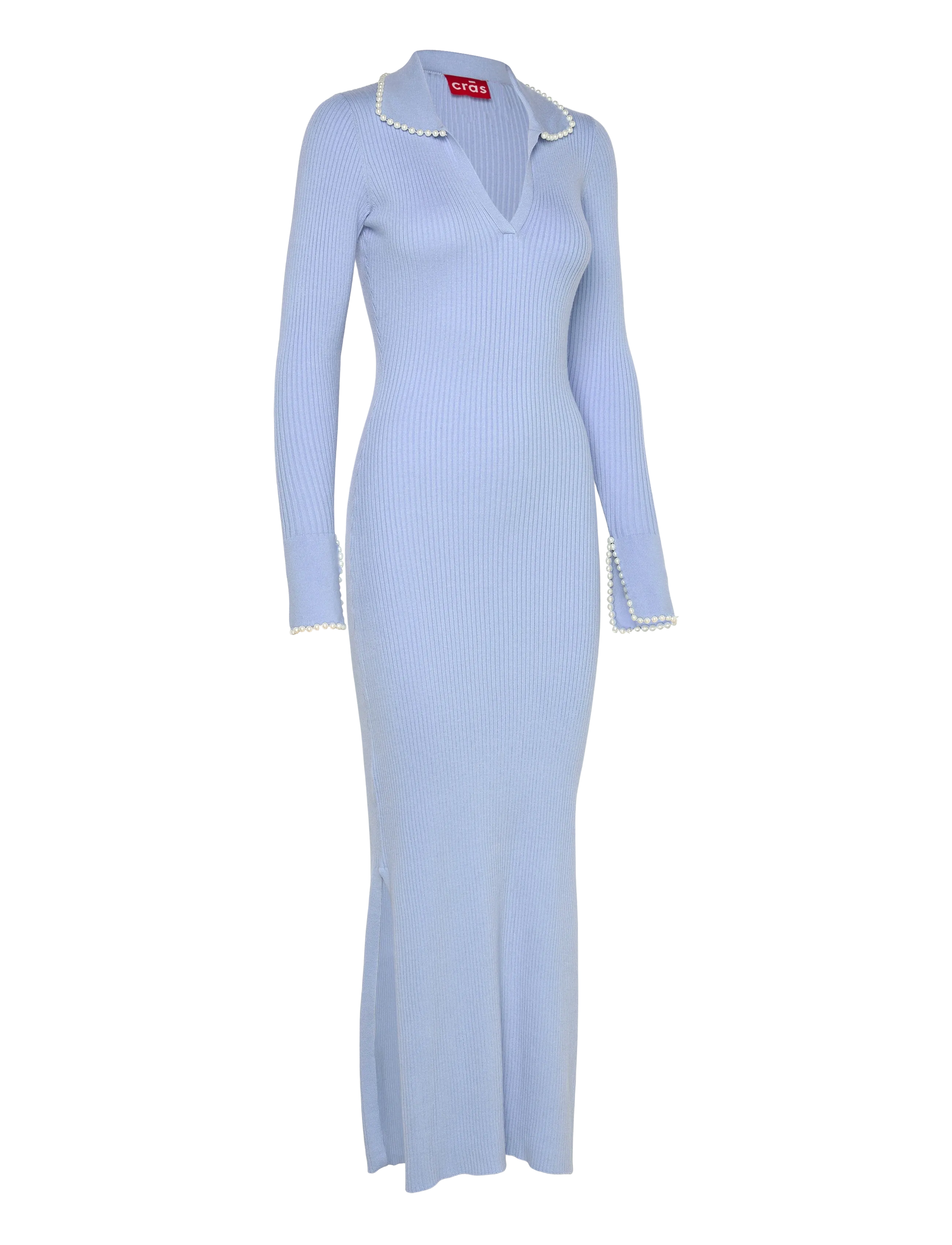 crās - Alyssacras Dress - strickkleider - light blue - 3