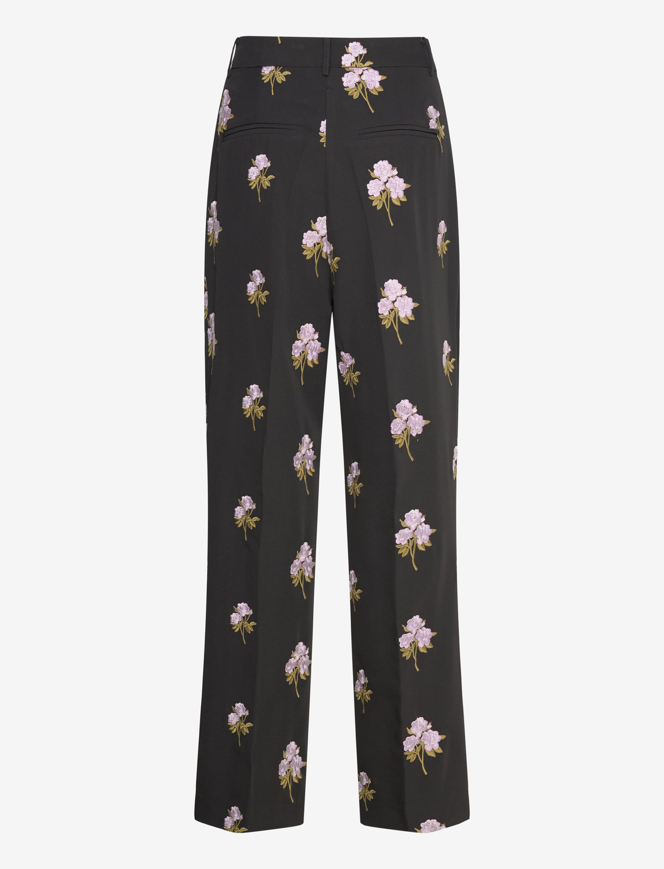 crās - Vickycras Pants - sirge säärega püksid - 9999 black - 1