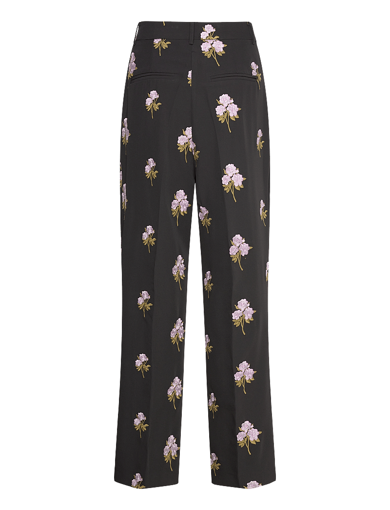 crās - Vickycras Pants - sirge säärega püksid - 9999 black - 1