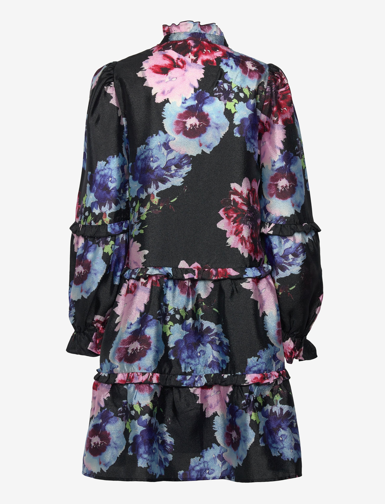 crās - Manjacras Dress - festkjoler - 8037 black blossom - 1