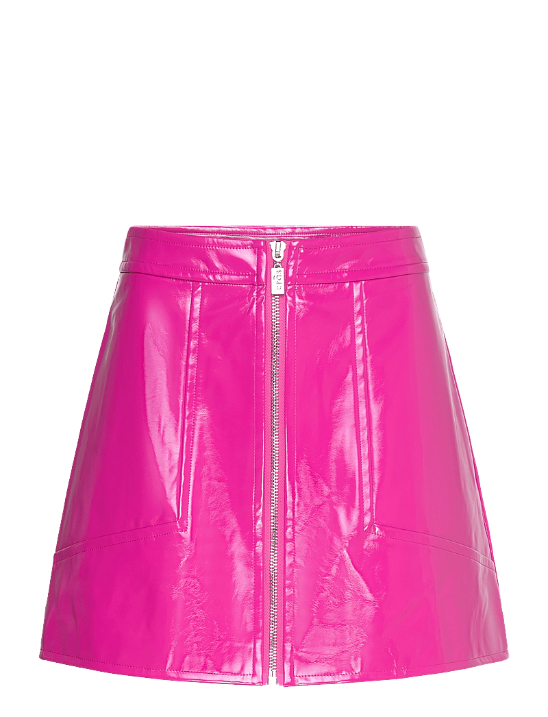 Maxi Skirt Leather Skirt Pink Pencil Skirt 90s Crās Katiecras