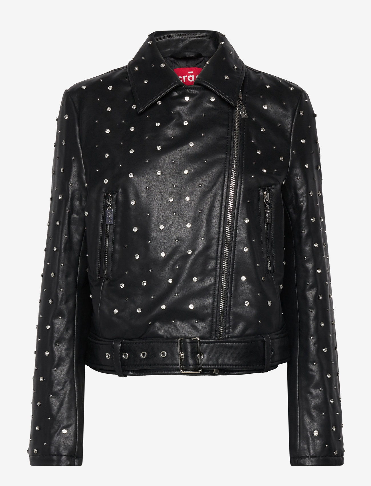 crās - Marinacras Jacket - lederjacken - 9999 black - 0