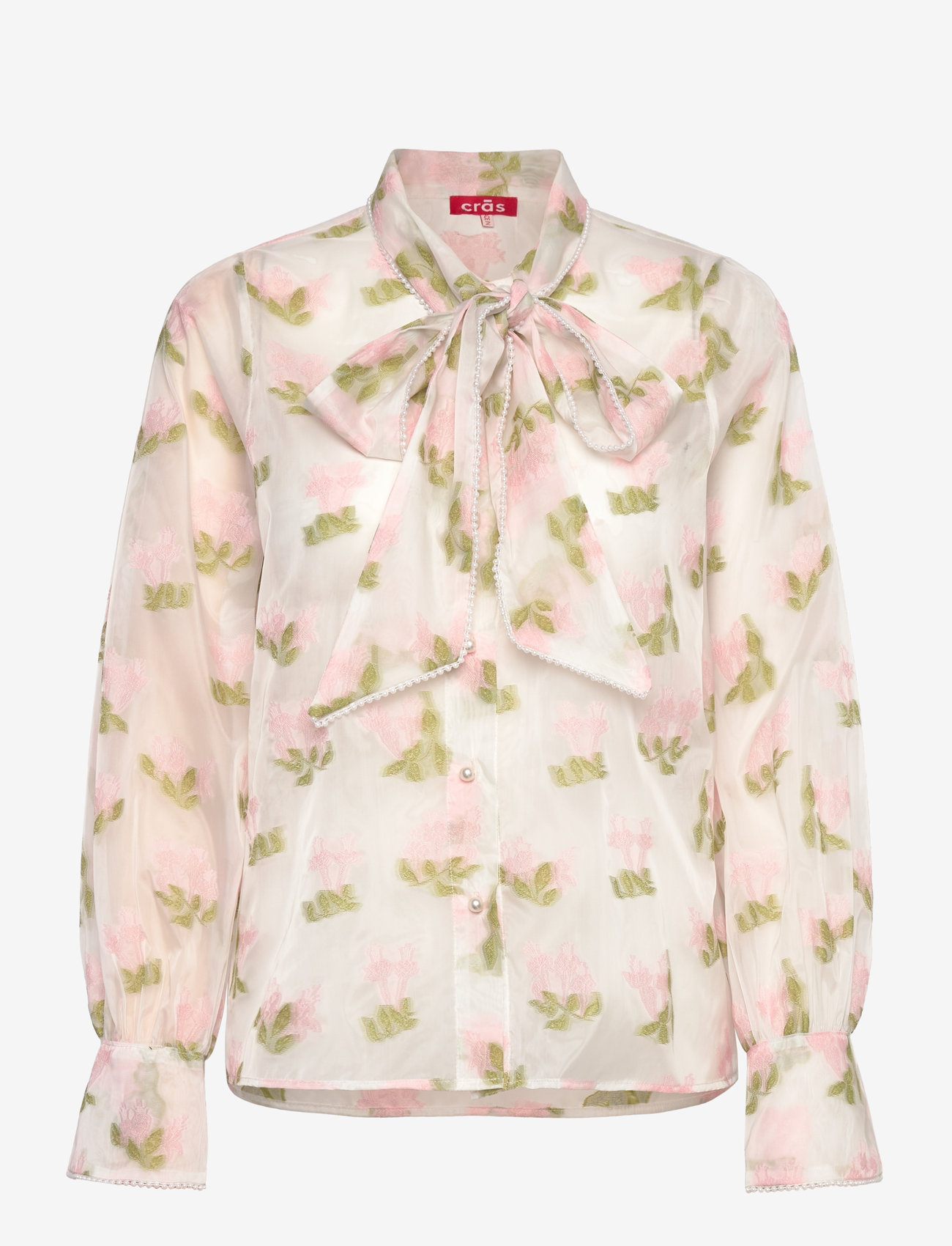 crās - Josettecras Shirt - langärmlige blusen - 1008 soft florals - 1