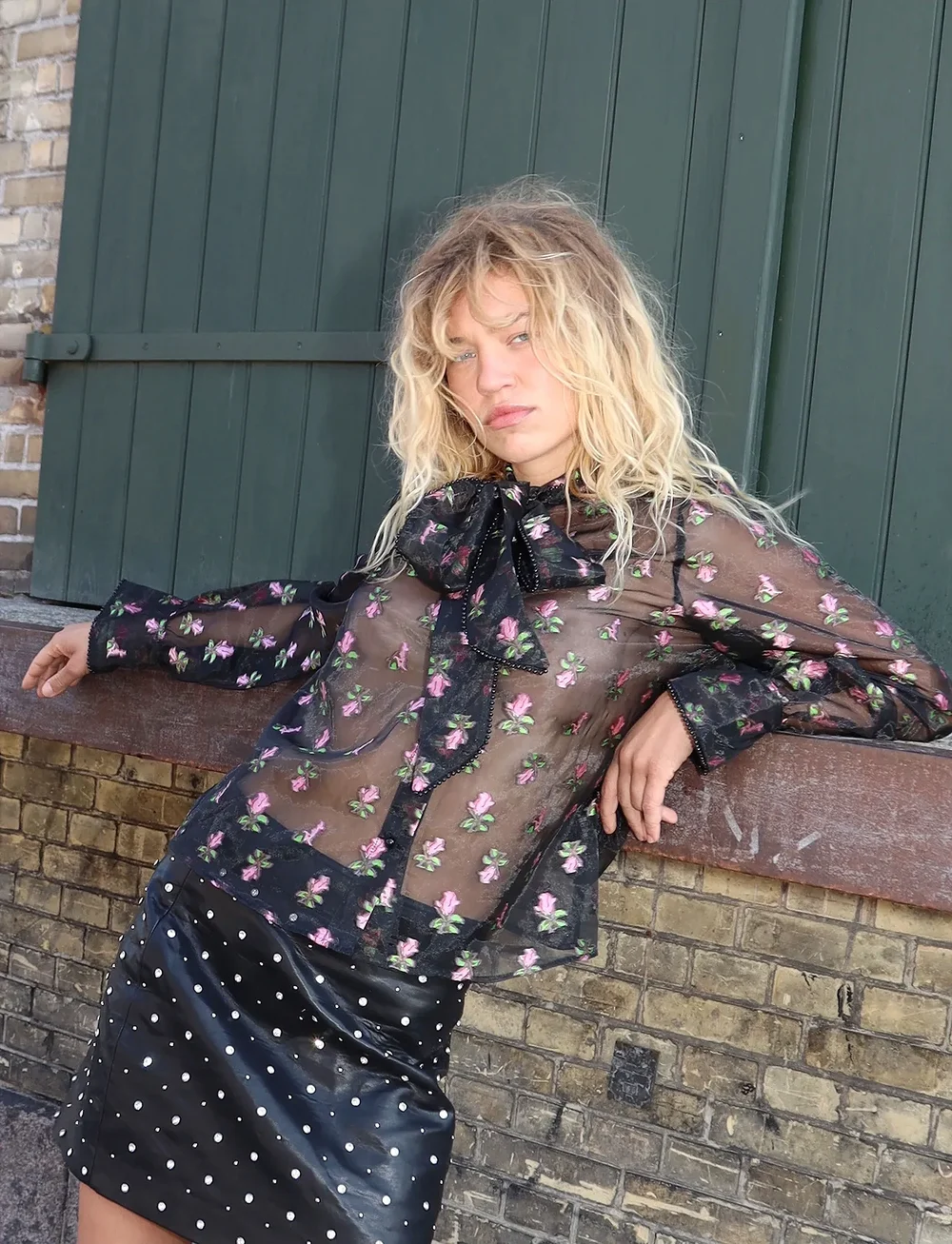 crās - Josettecras Shirt - langärmlige blusen - 9999 black - 0