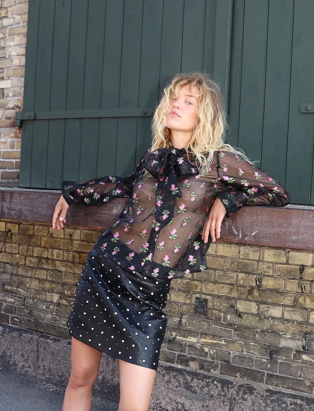 crās - Josettecras Shirt - langärmlige blusen - 9999 black - 3