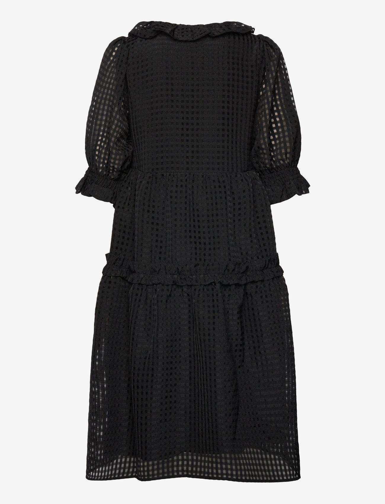 crās - Lyoncras Dress - midikleidid - 9999 black - 1