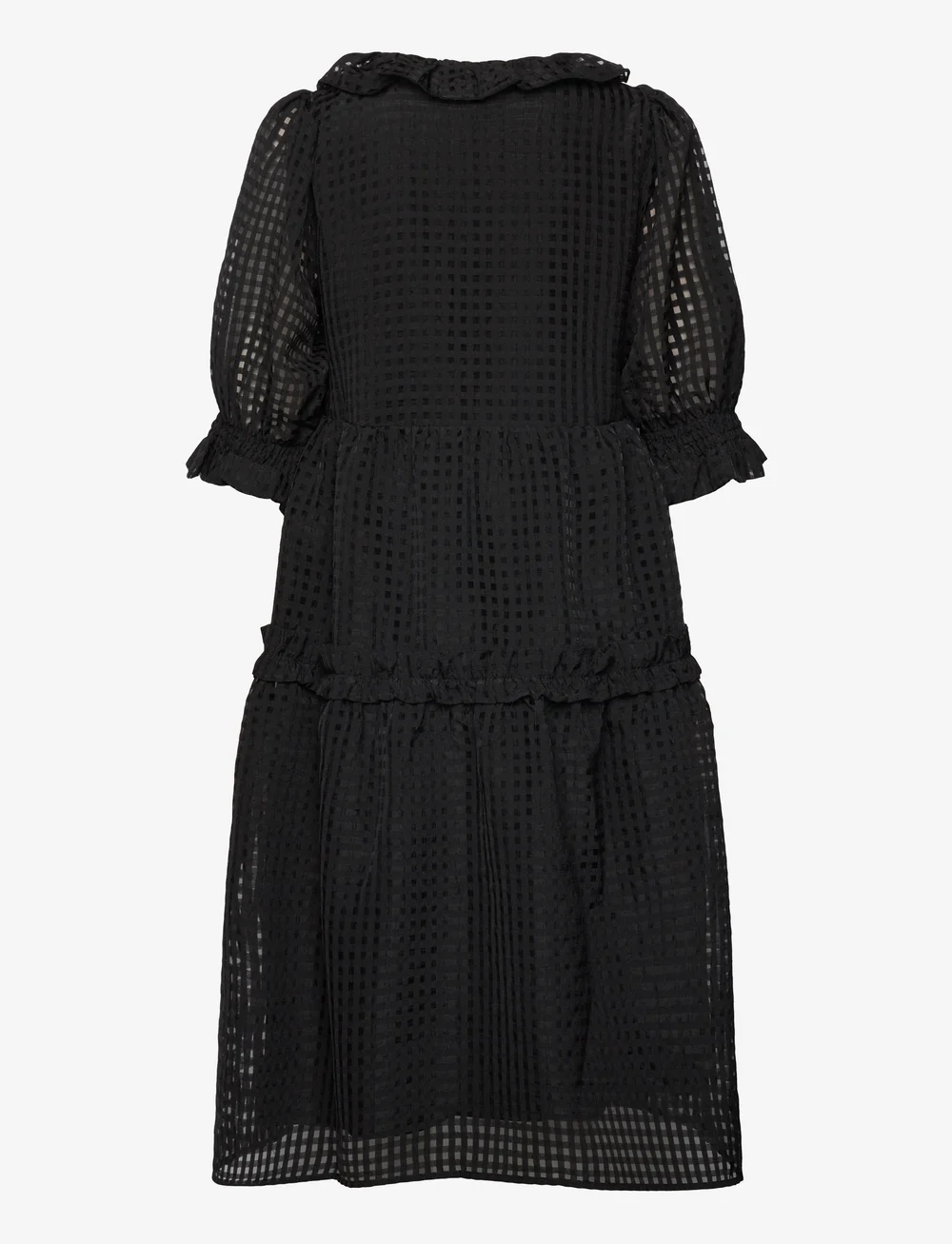 crās - Lyoncras Dress - midi dresses - 9999 black - 1