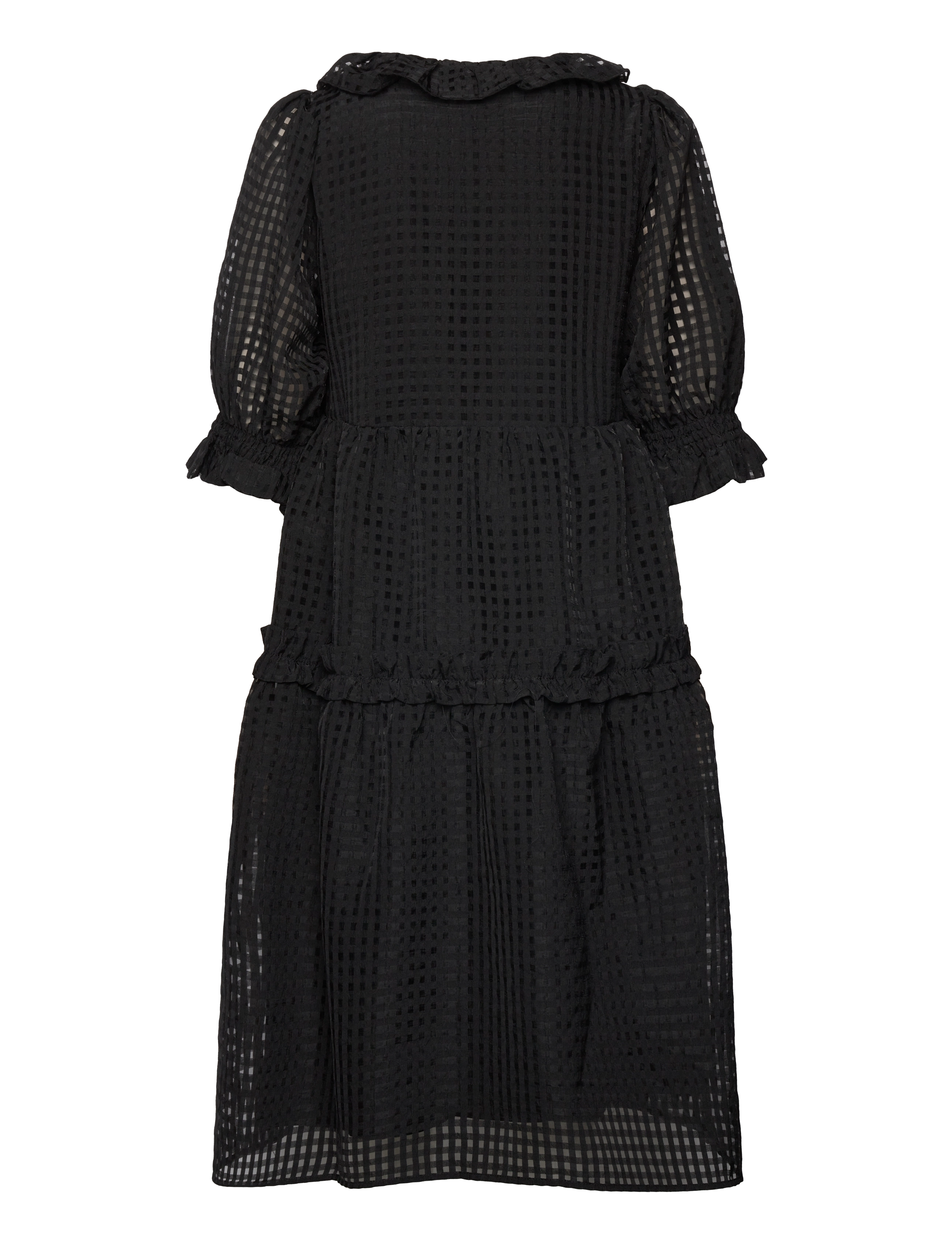 crās - Lyoncras Dress - midi kjoler - 9999 black - 1