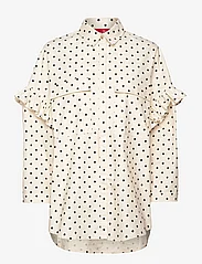 Cras - Flowercras Shirt - langermede skjorter - black dot - 2