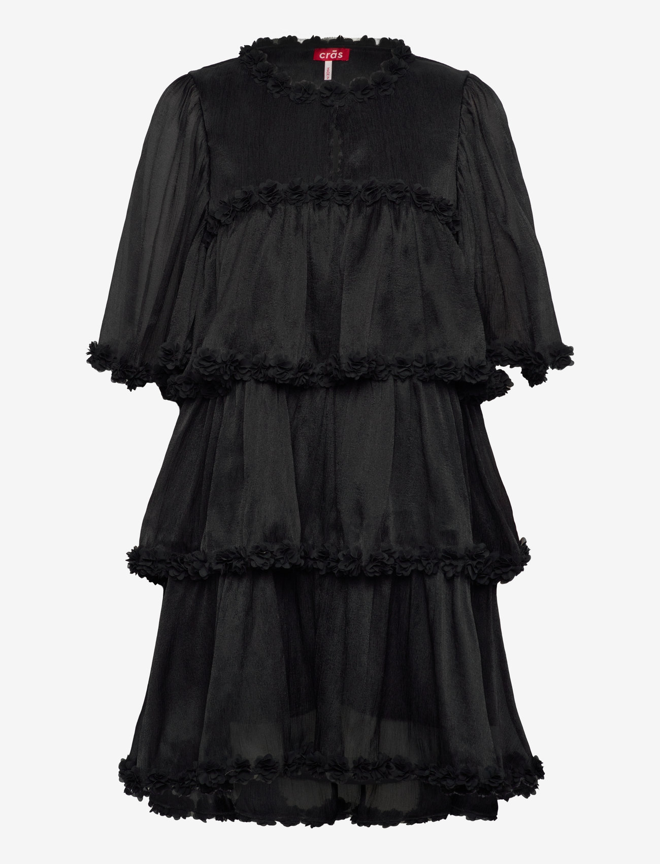 crās - Flowcras Dress - juhlamekot - black - 1